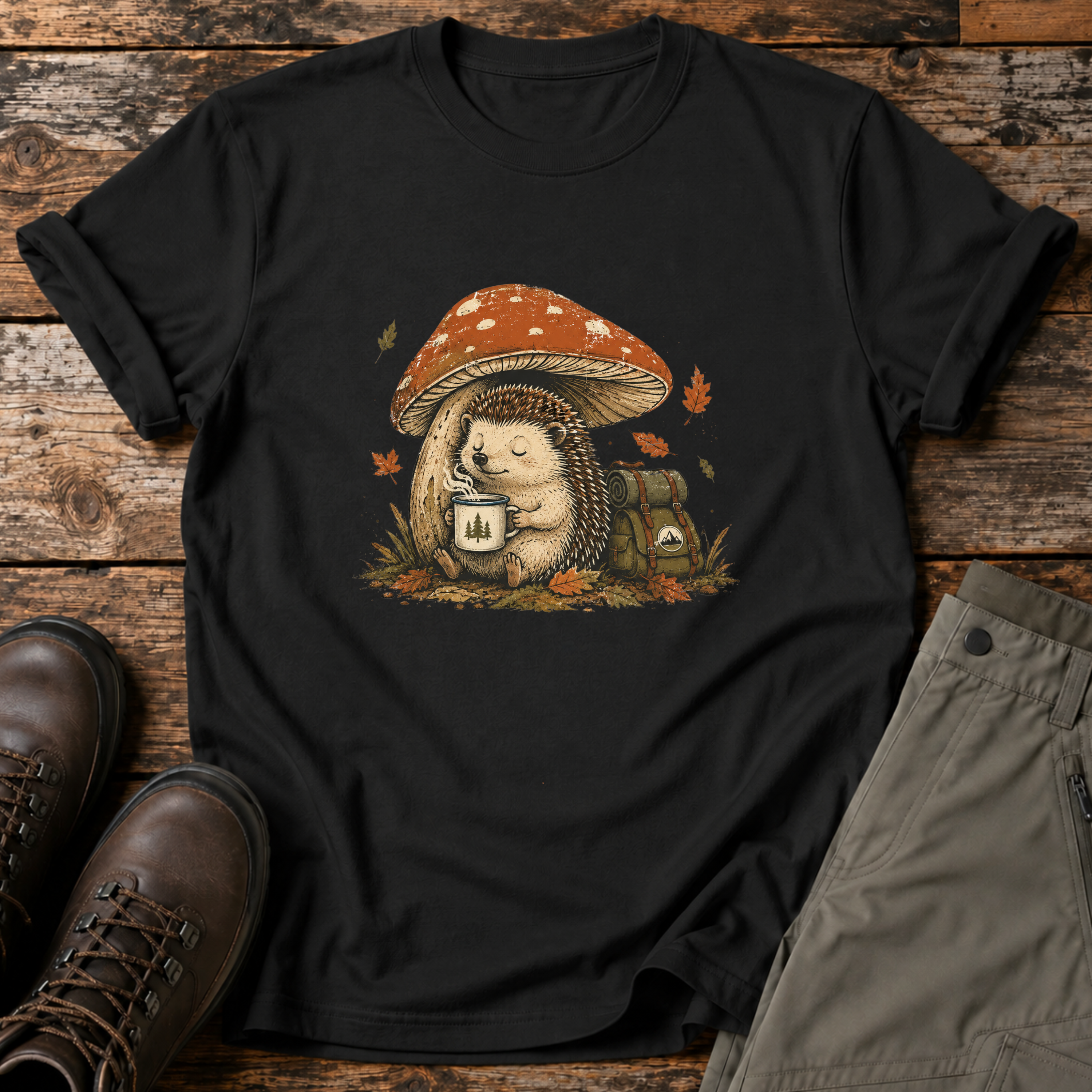 Gemütliche Waldpause T-shirt