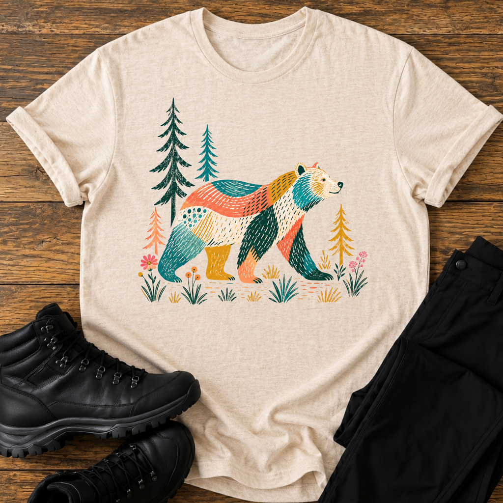 Bunter Bär T-Shirt