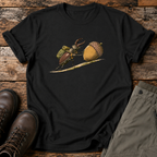 Hirschkäfer mit Eichel T-shirt