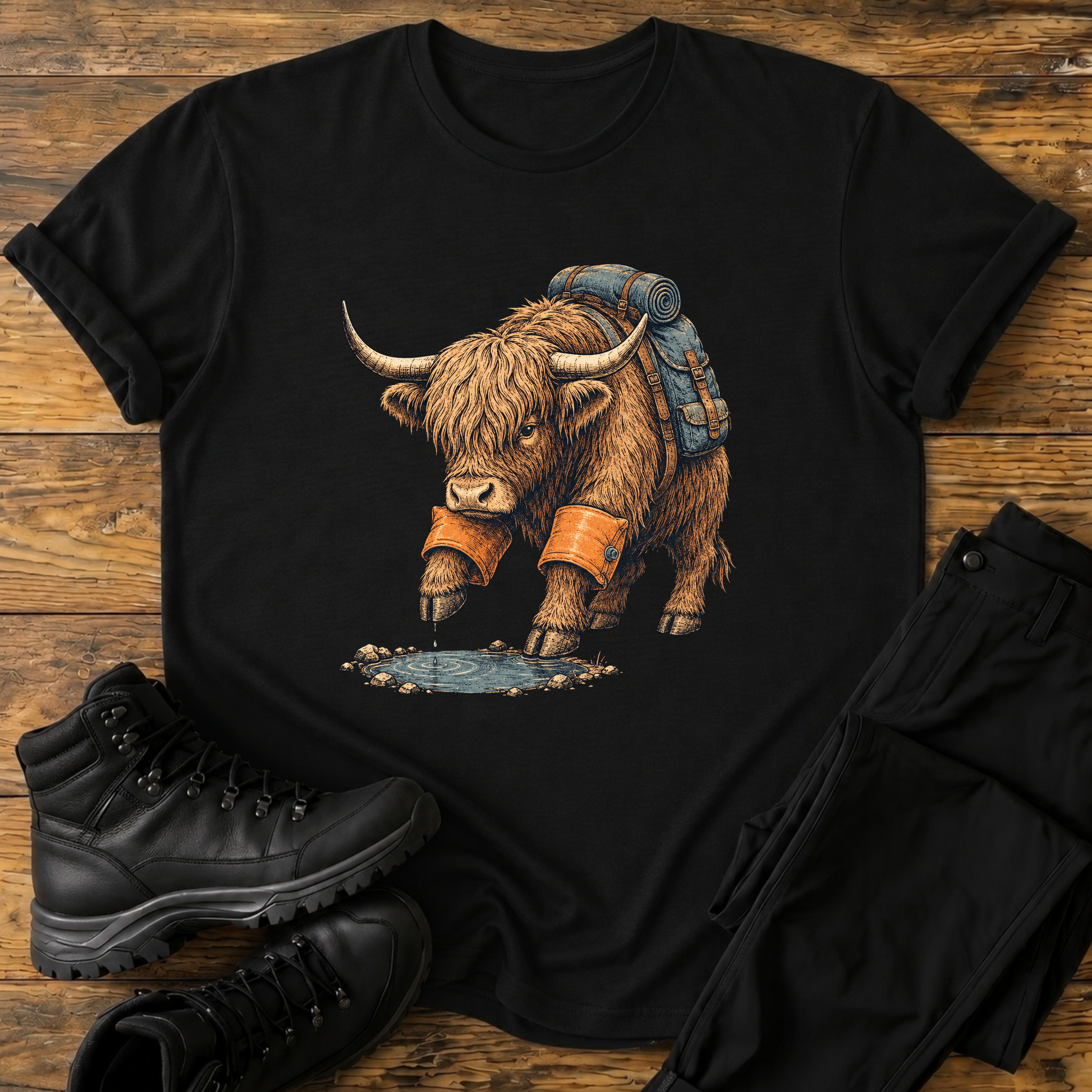 Der Hochland-Hiker T-Shirt