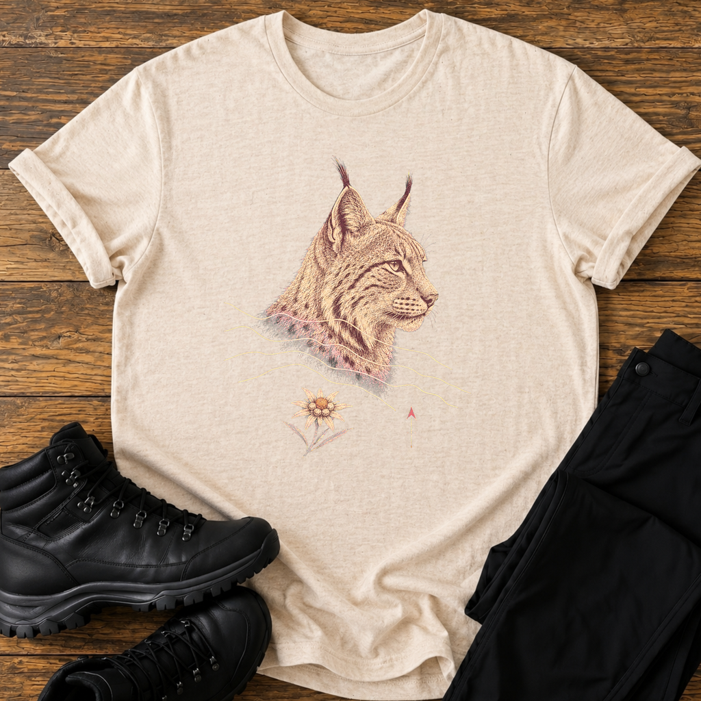 Luchs-Topografie T-Shirt