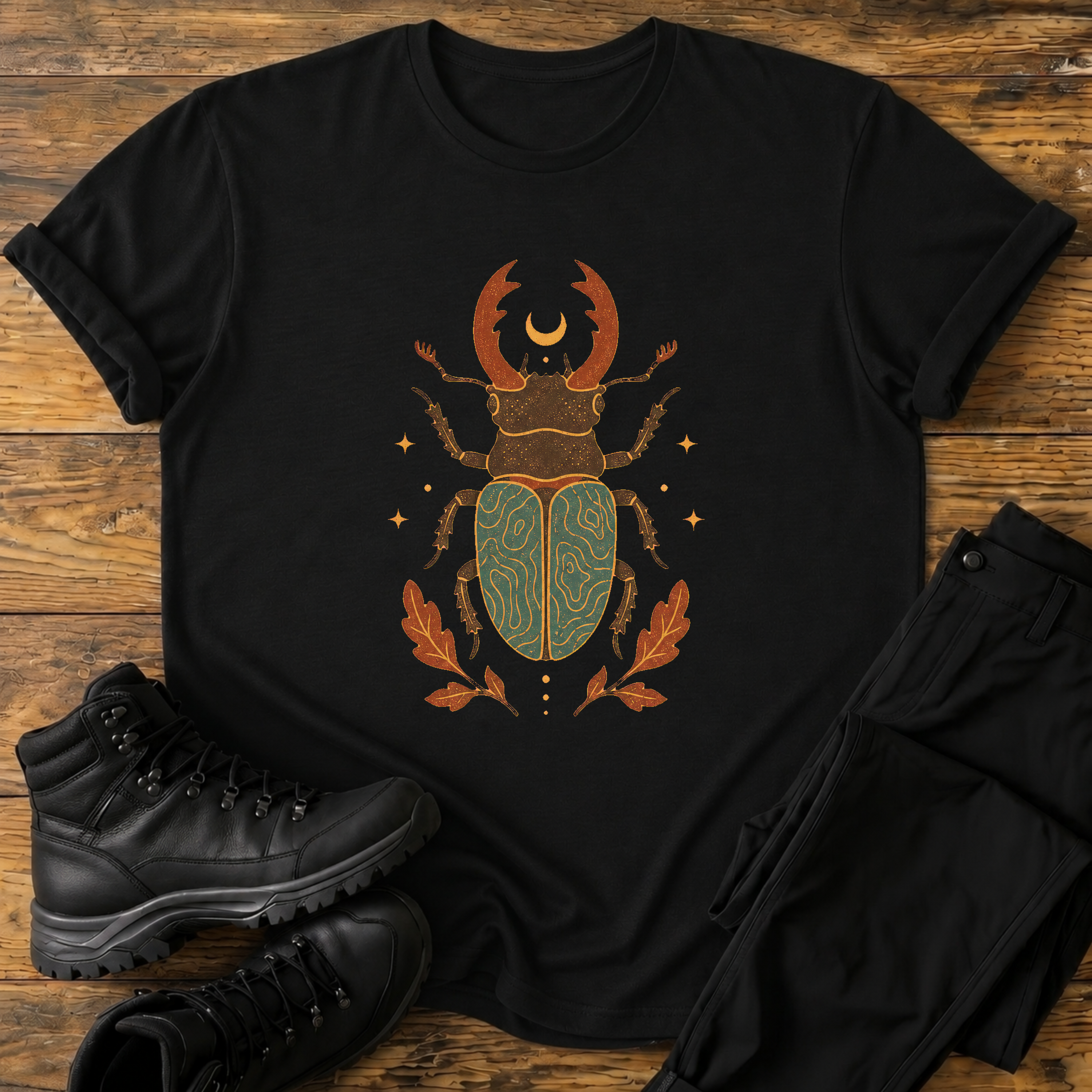 Der mystische Hirschkäfer T-Shirt