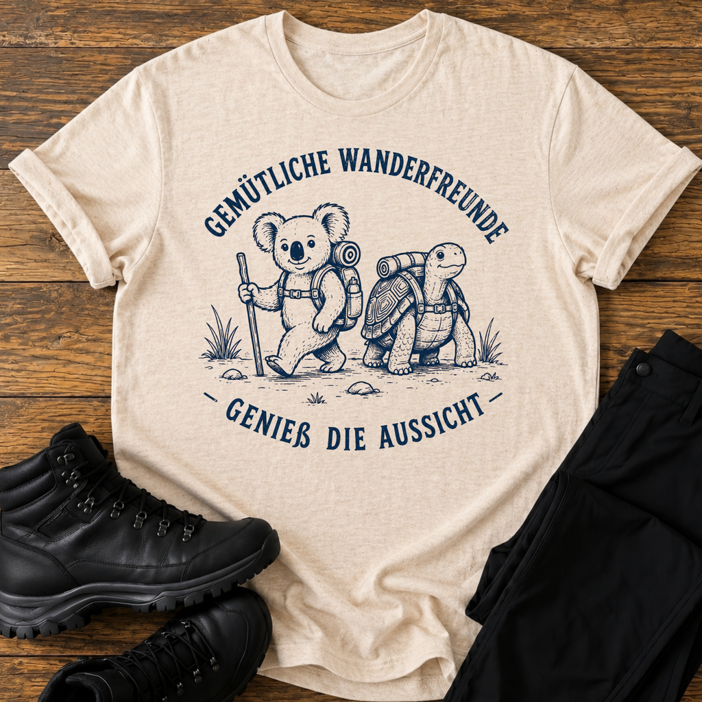 Gemütliche Wanderfreunde T-Shirt