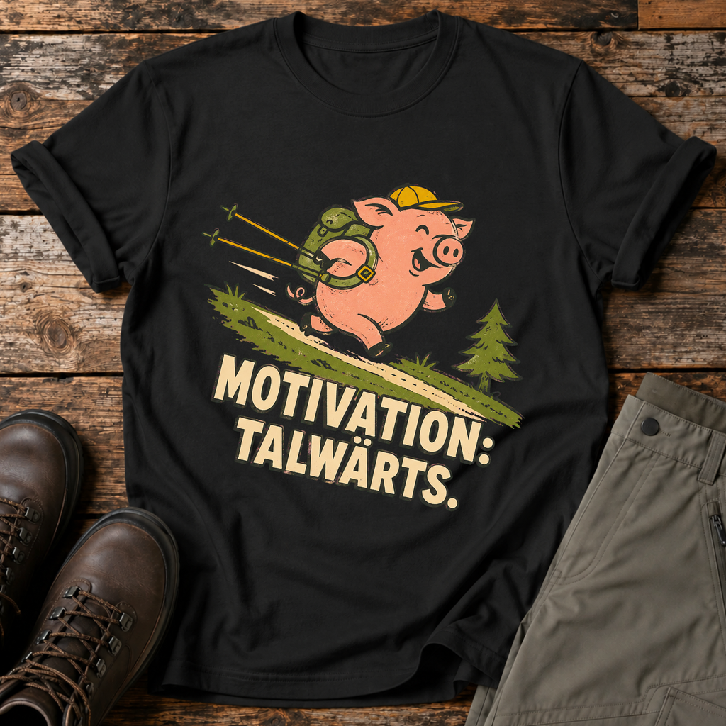 Motivation: Talwärts T-shirt
