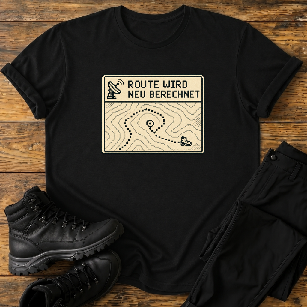 Route wird neu berechnet T-Shirt