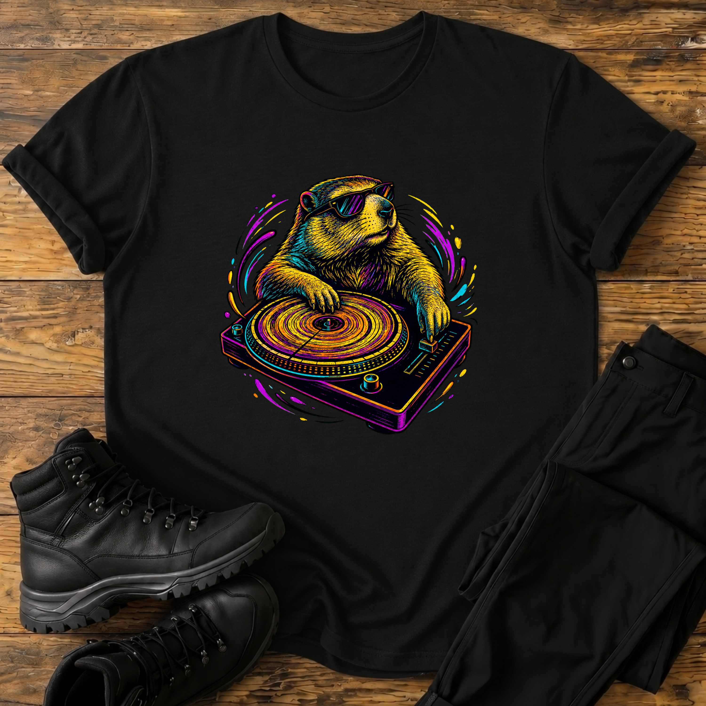 Murmeltier DJ T-Shirt
