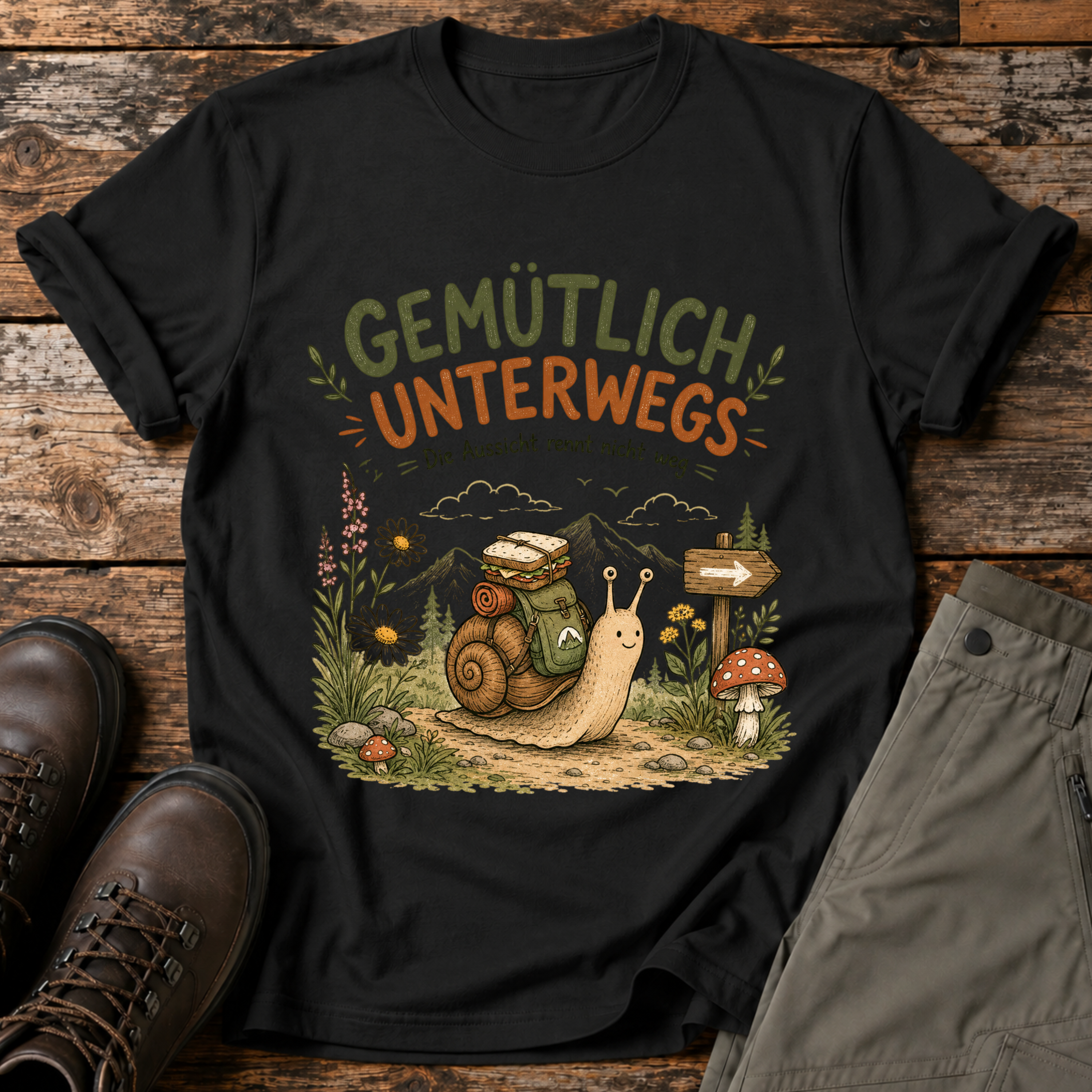 Gemütlich unterwegs T-shirt