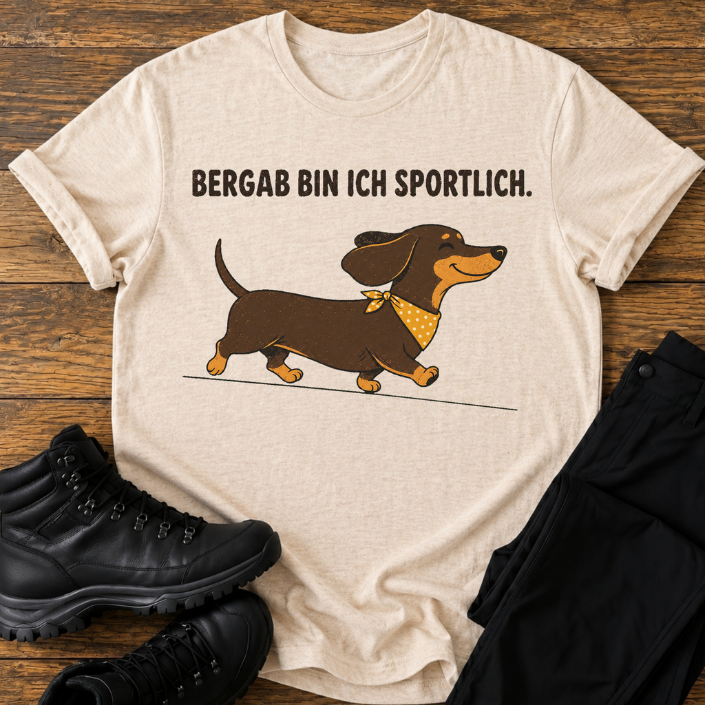 Bergab bin ich sportlich T-Shirt