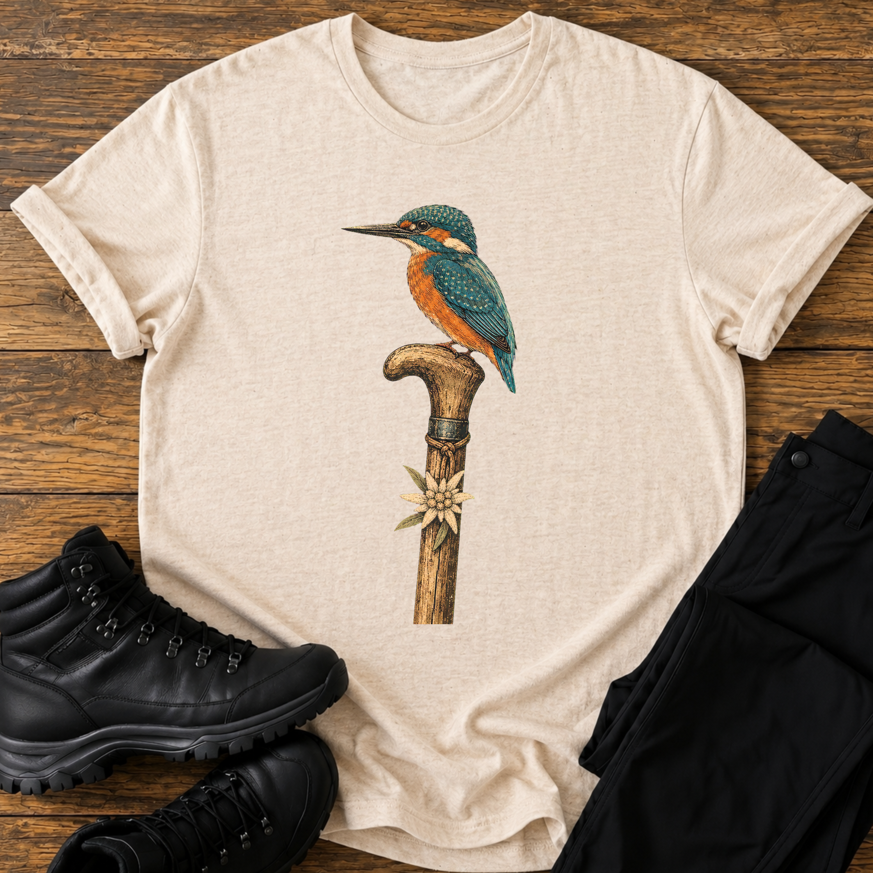 Rast am Bergfluss T-Shirt