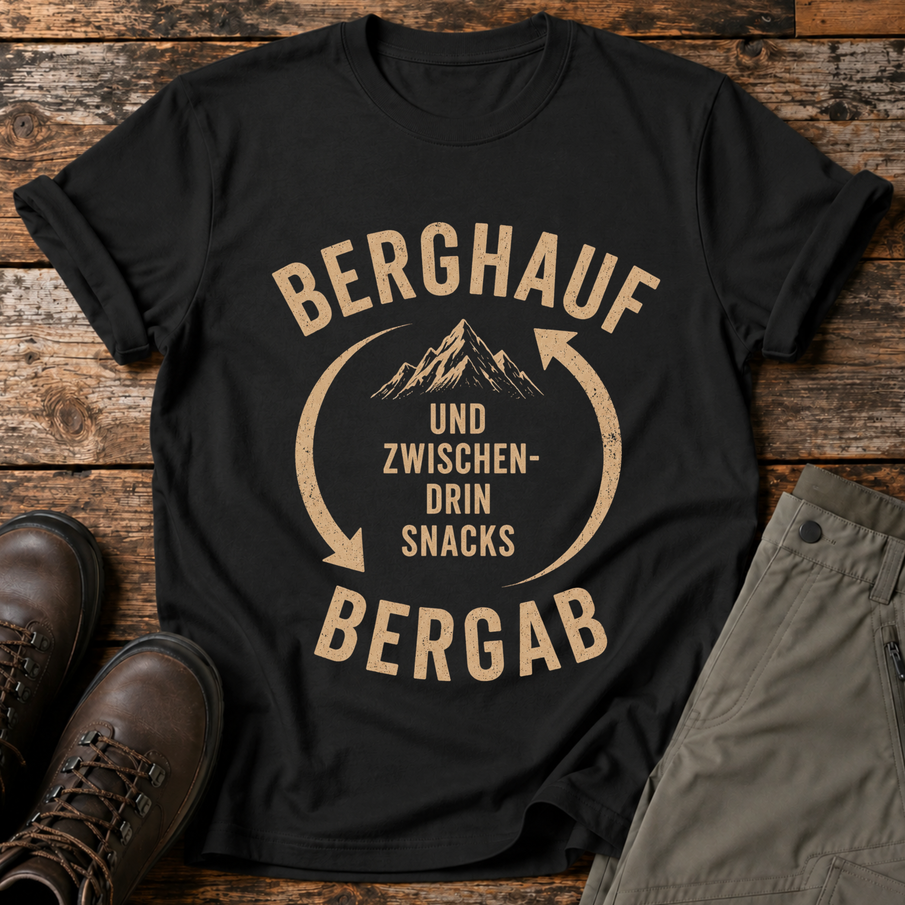 Bergauf, Bergab T-shirt