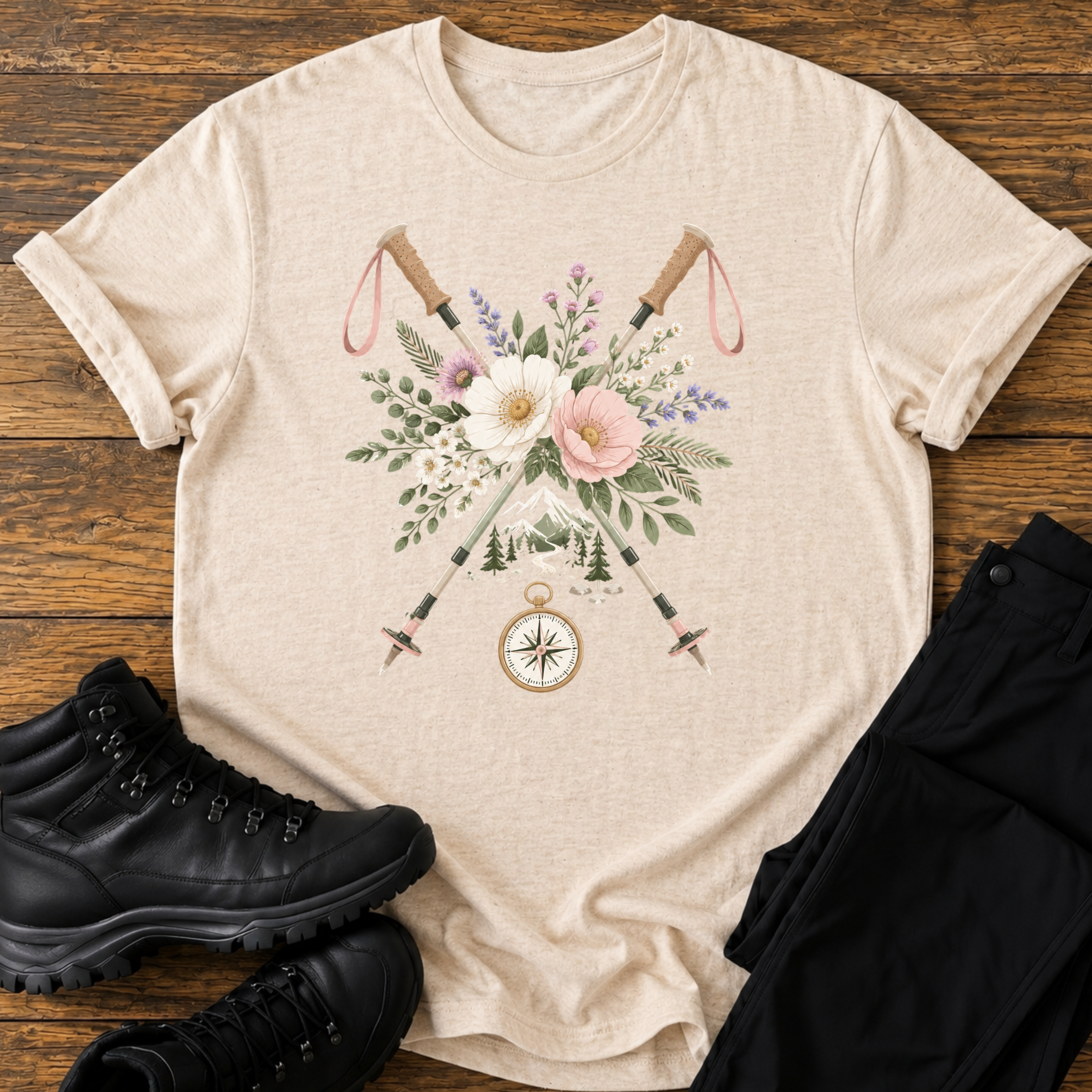 Blühende Pfade T-Shirt