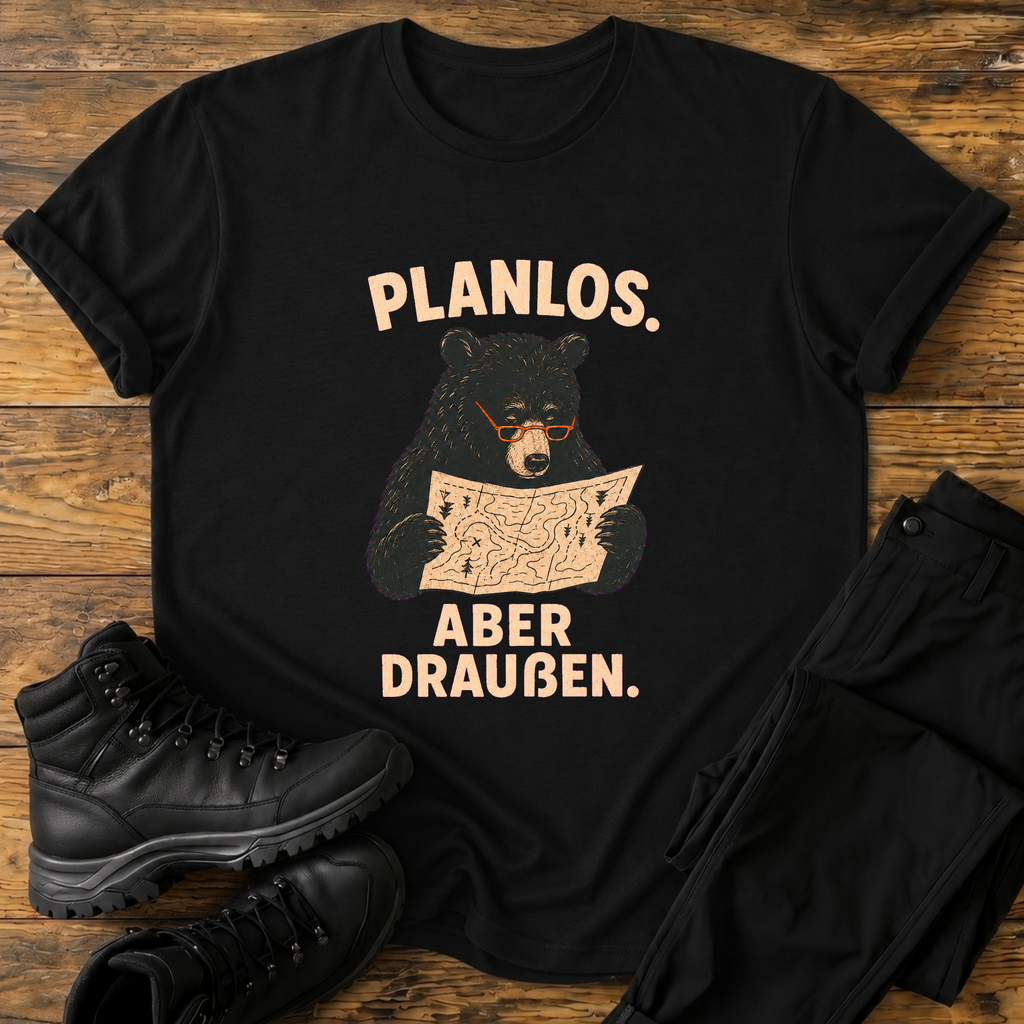 Planlos. Aber Draußen. T-Shirt