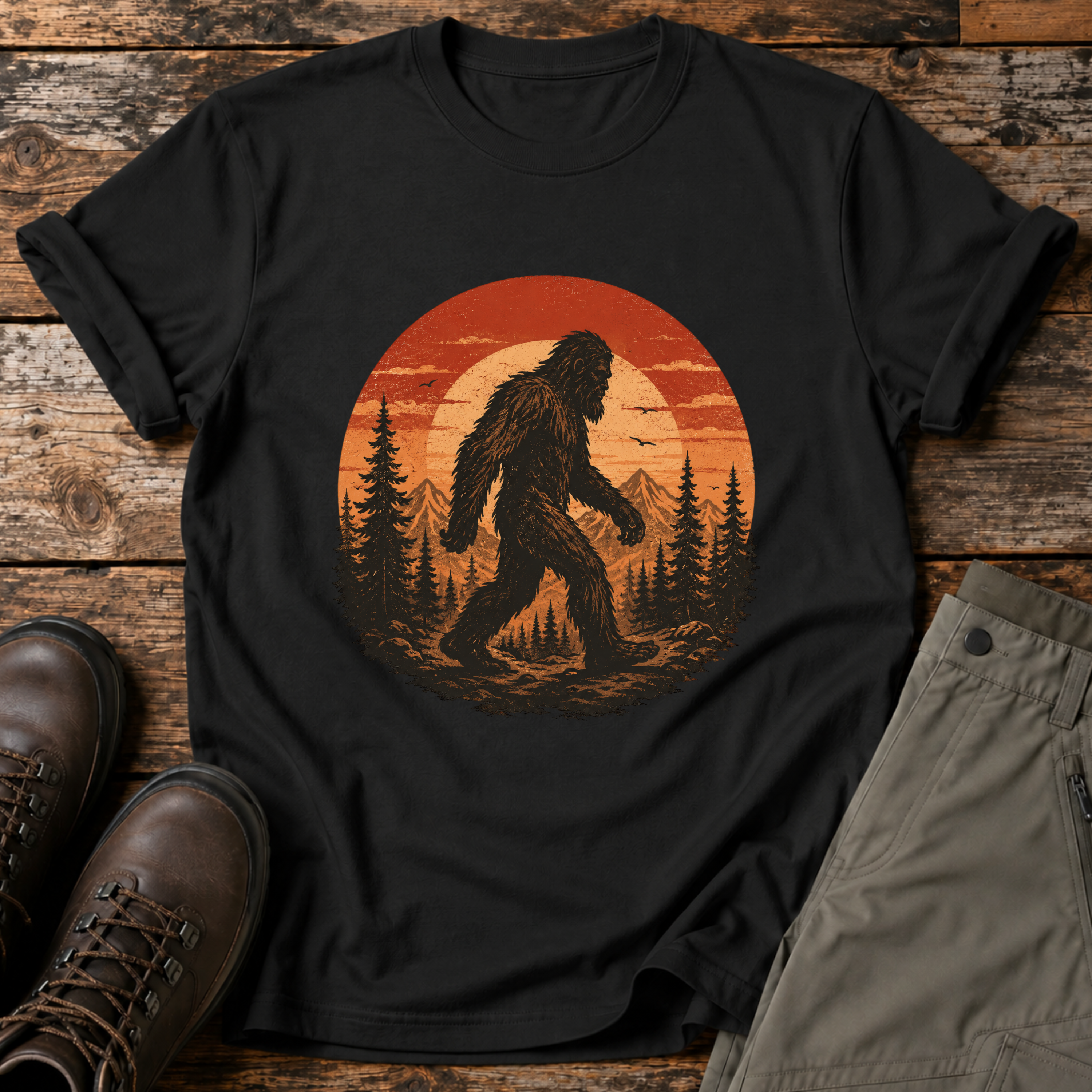 Bigfoots Wanderung T-shirt