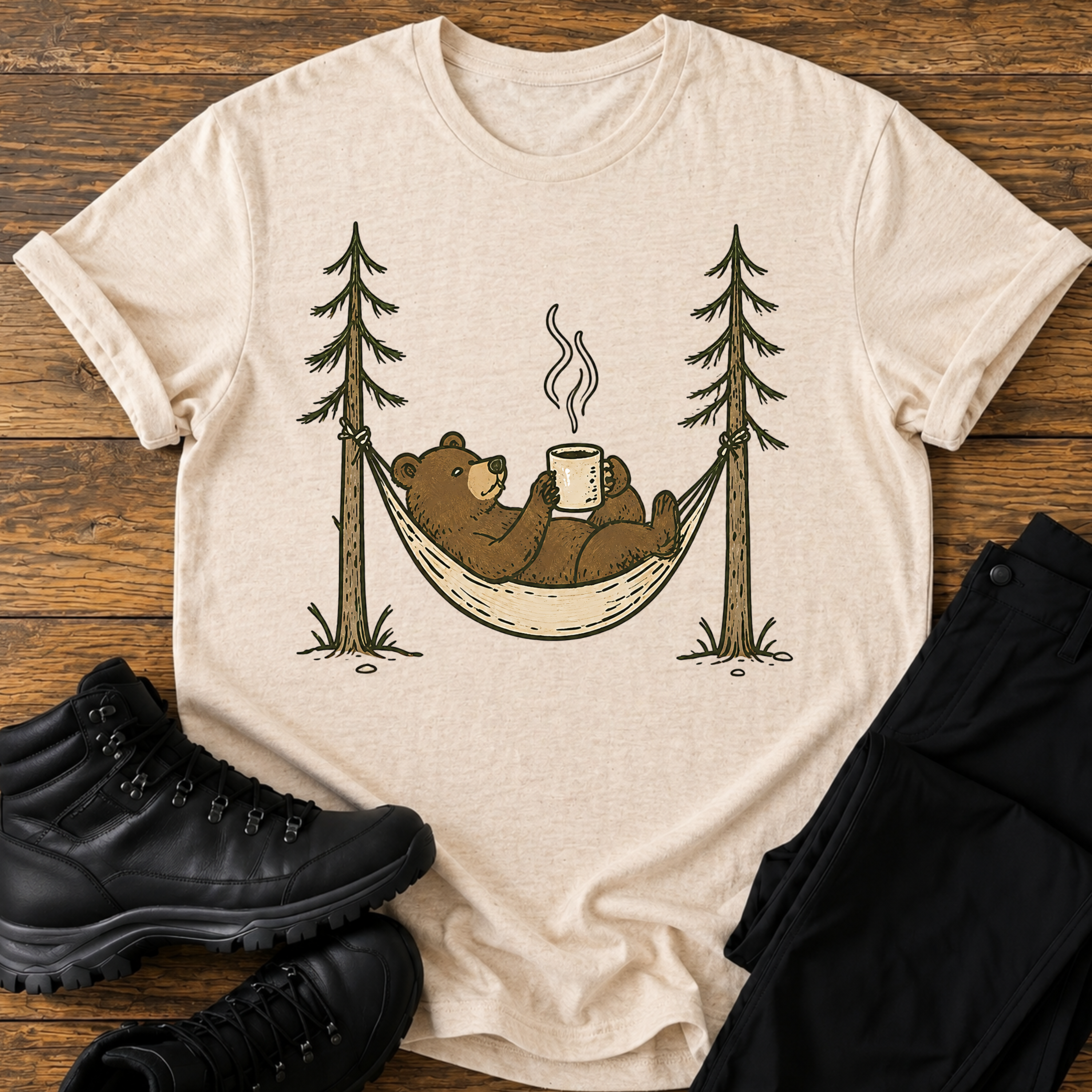 Hängematten-Bär T-Shirt