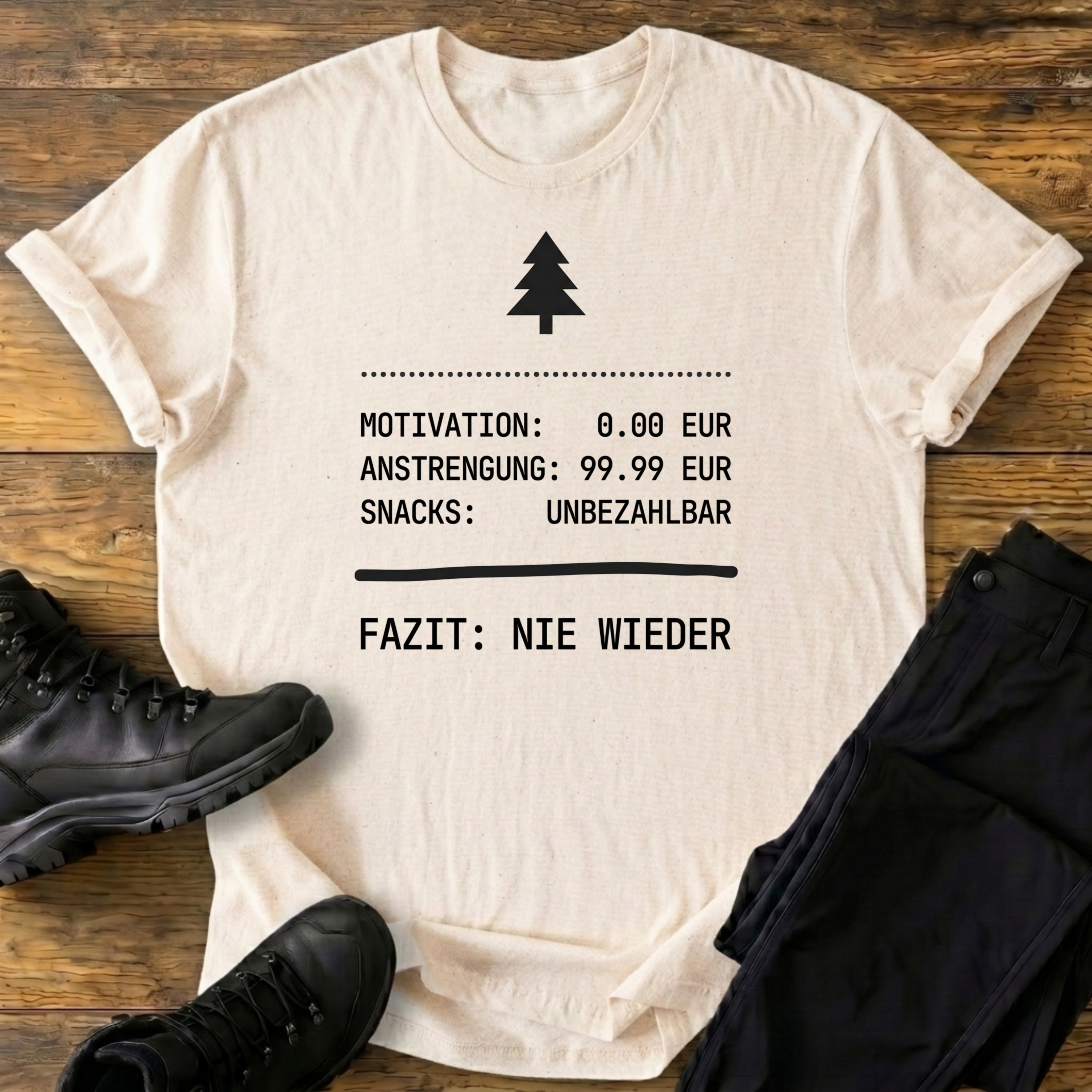 Fazit: nie wieder T-Shirt