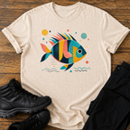 Abstrakte Schuppen T-Shirt
