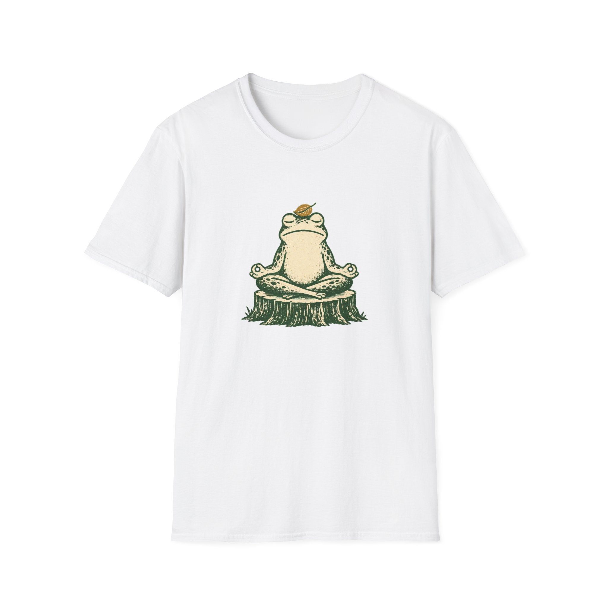 Zen-Modus – Meditierender Frosch T-Shirt