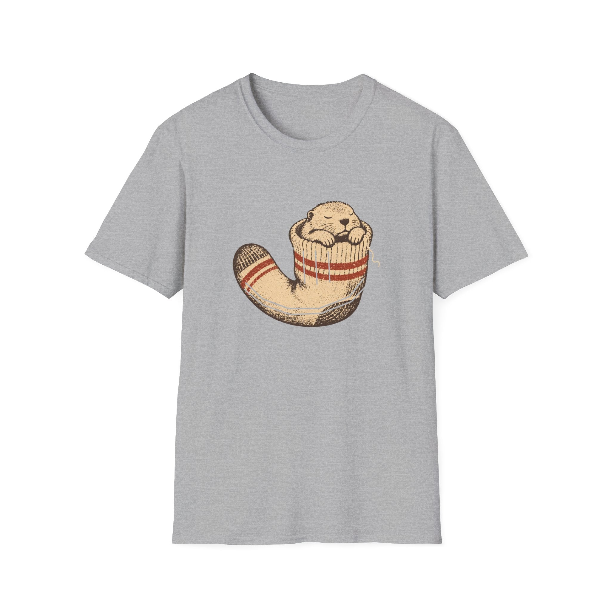 Murmeltier in Wandersocke T-Shirt