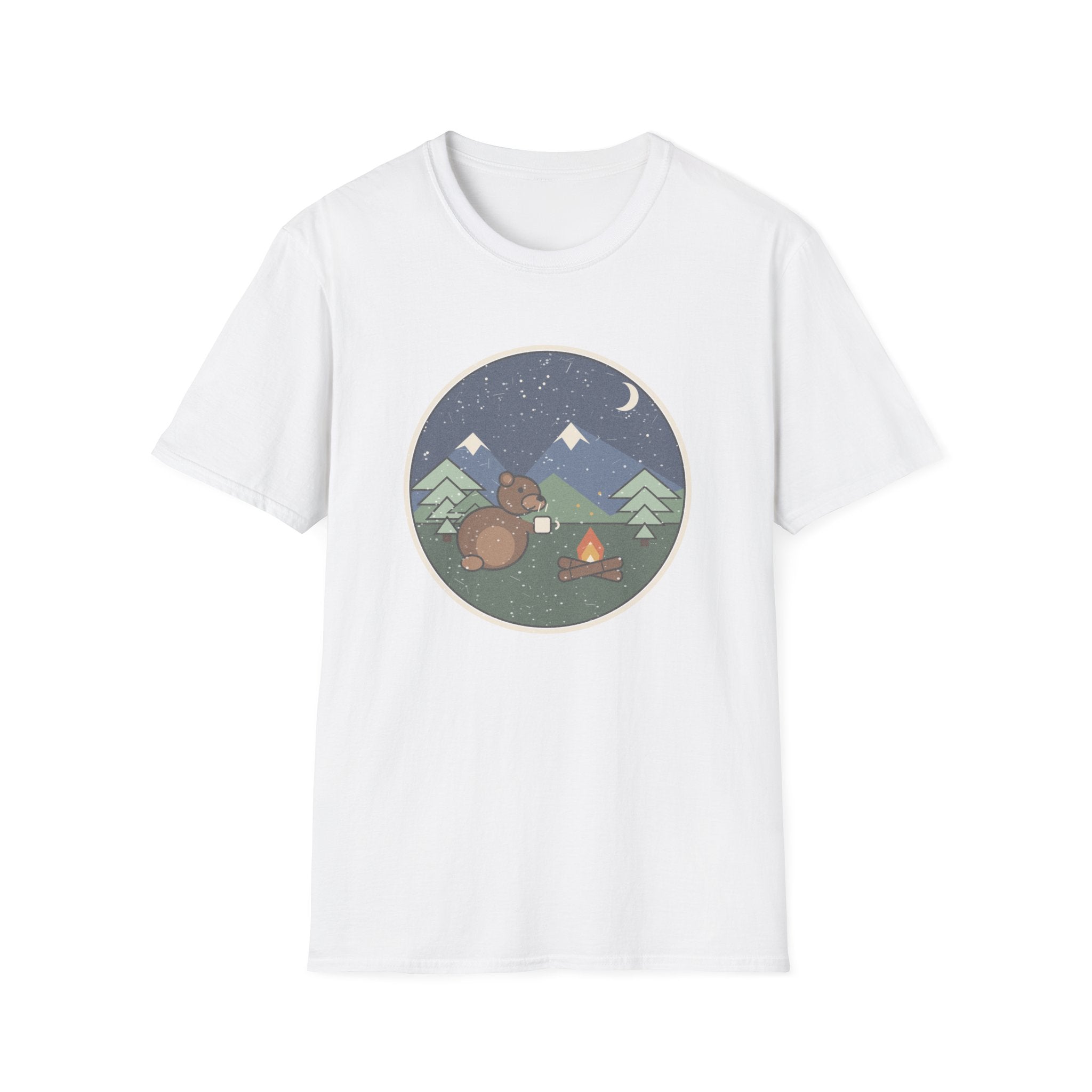 Bär am Lagerfeuer T-Shirt