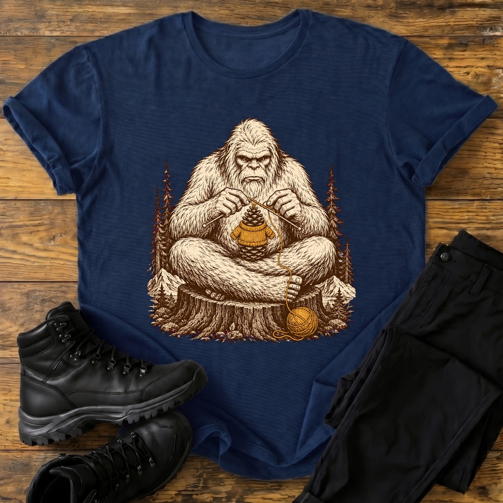 Der strickende Yeti T-Shirt