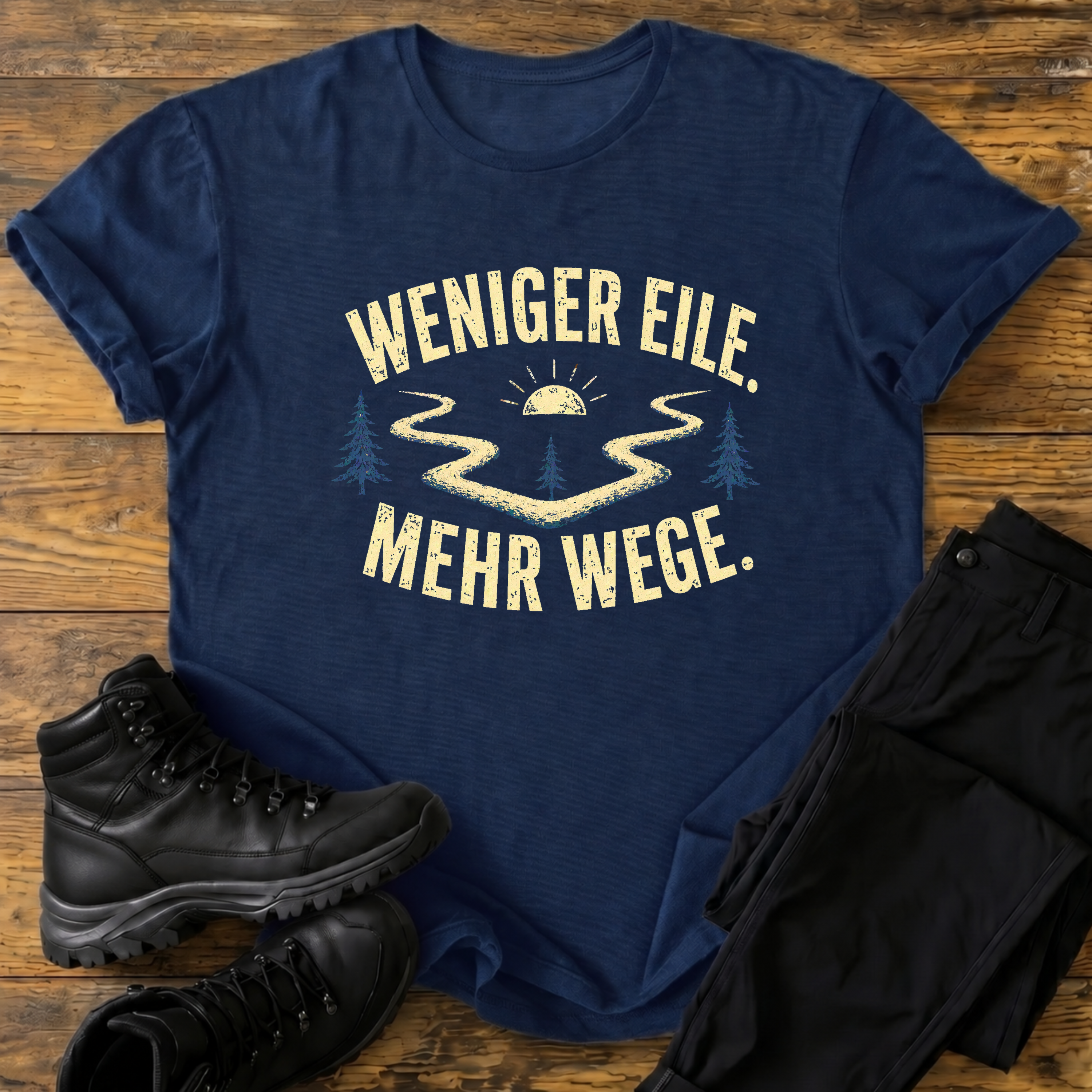 Weniger eile. Mehr Wege  T-Shirt