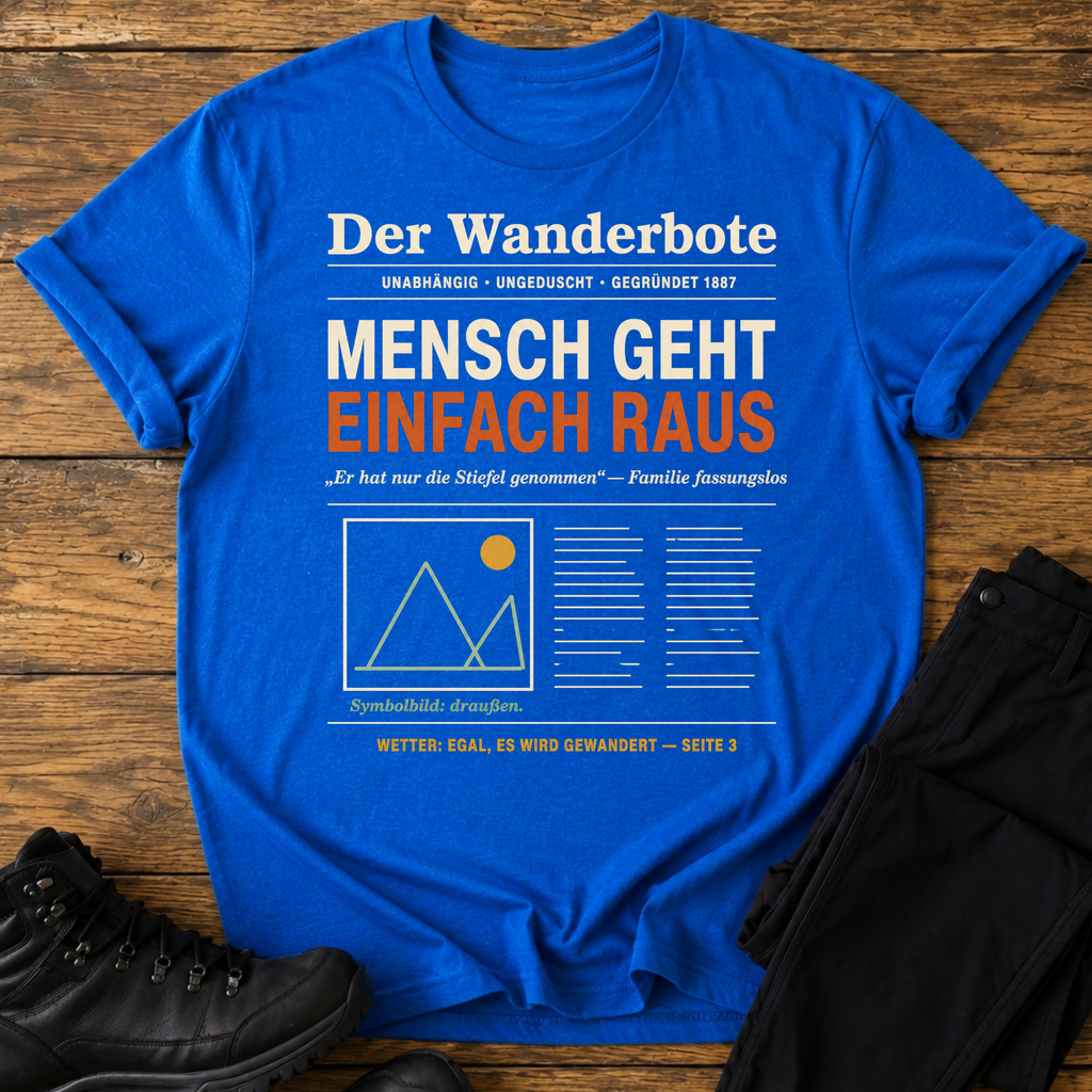 Mensch geht einfach raus T-Shirt