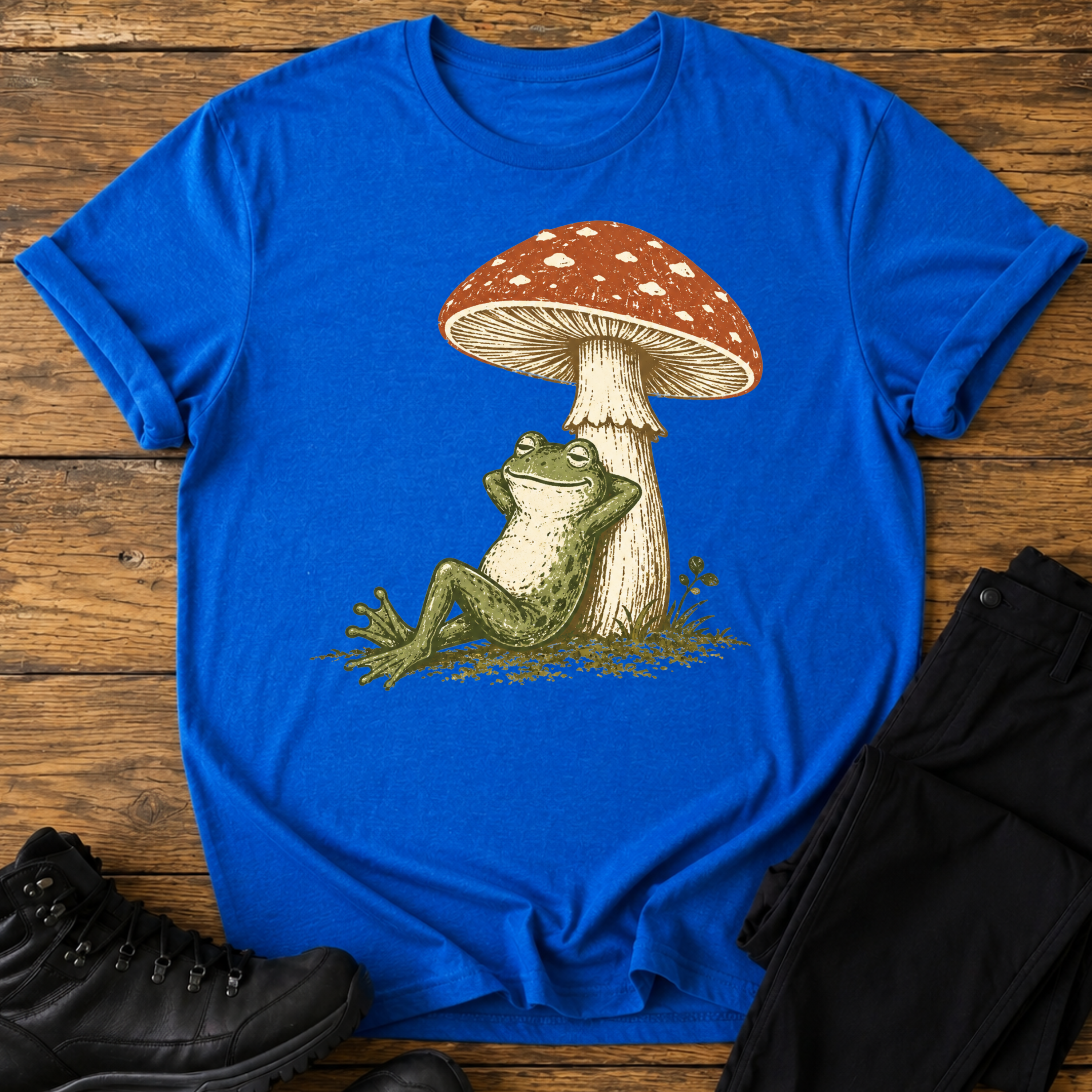 Der gemütliche Pilz-Hocker T-Shirt