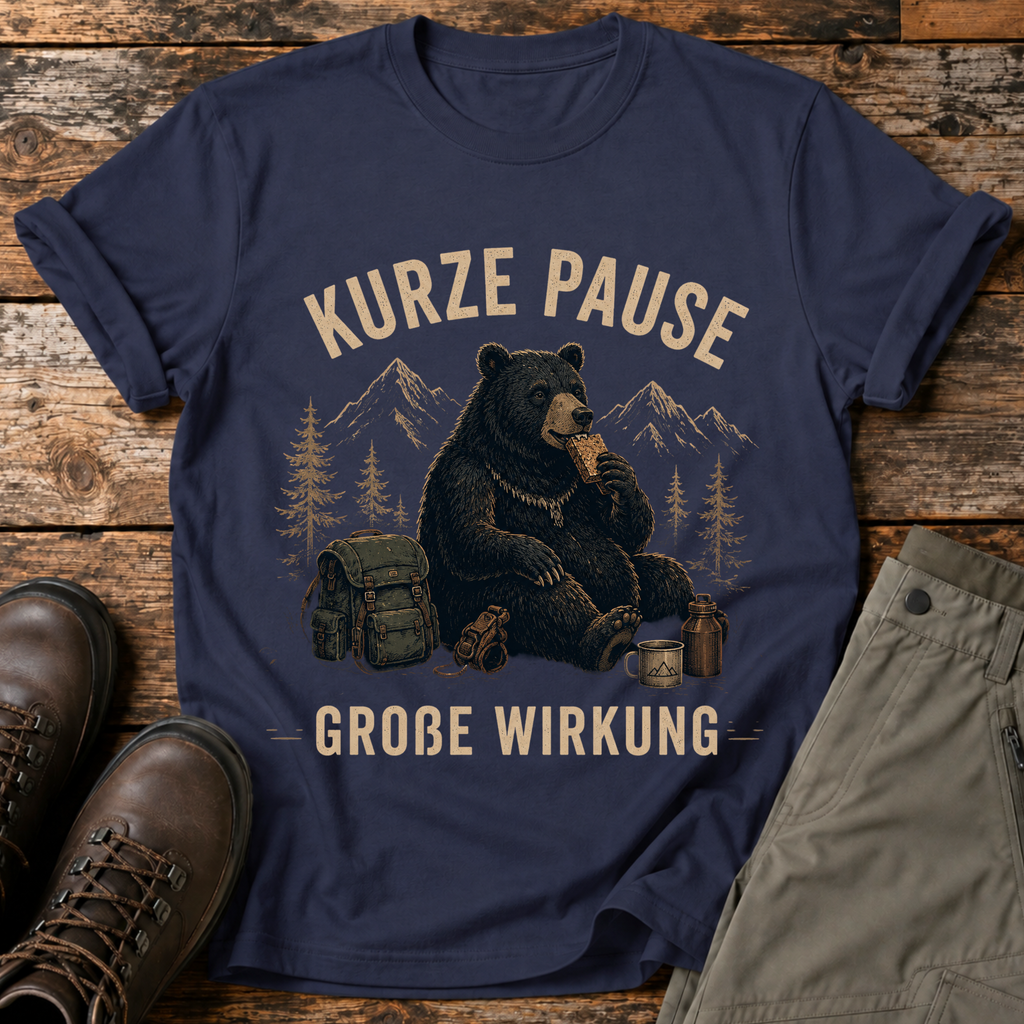 kurze pause, große wirkung T-shirt