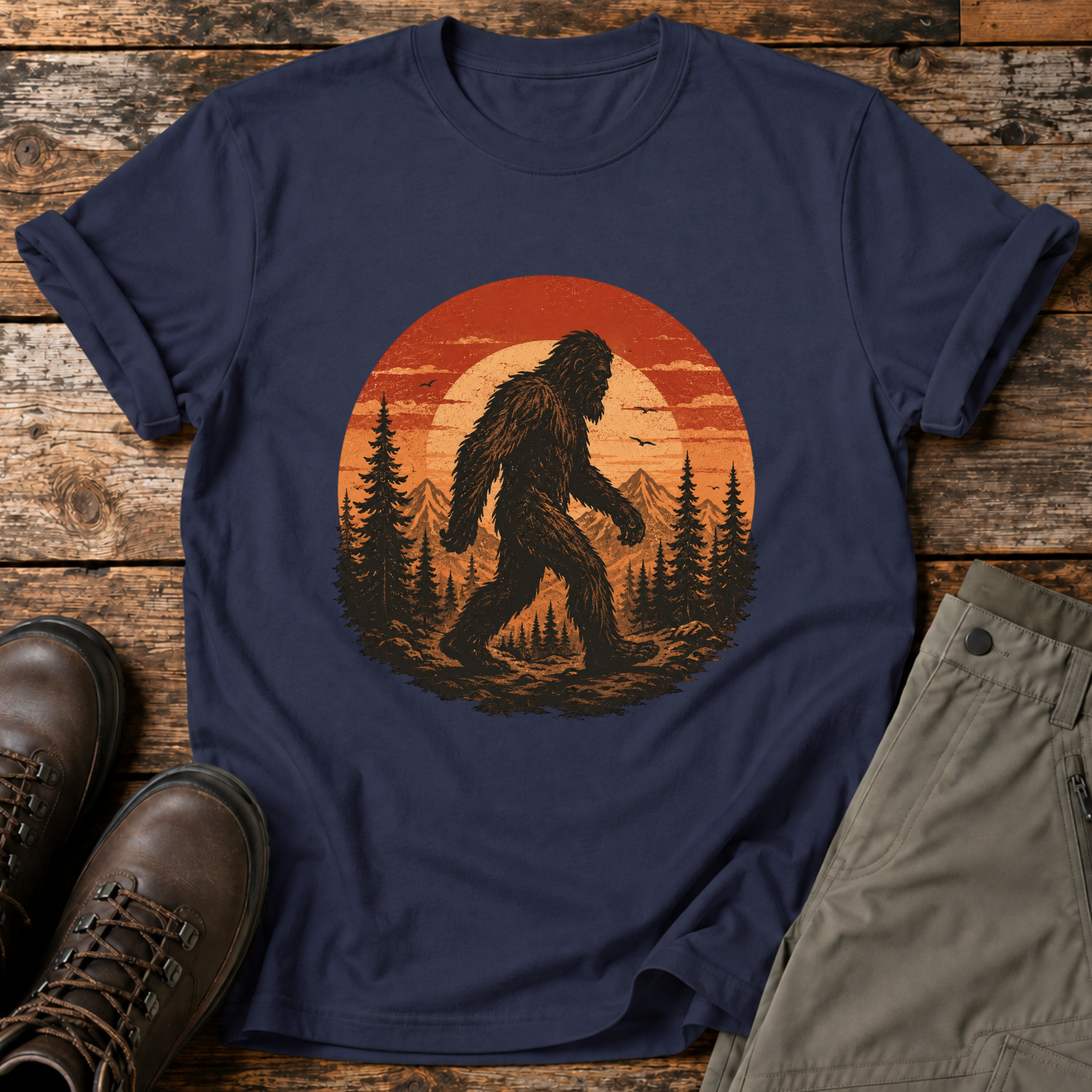 Bigfoots Wanderung T-shirt