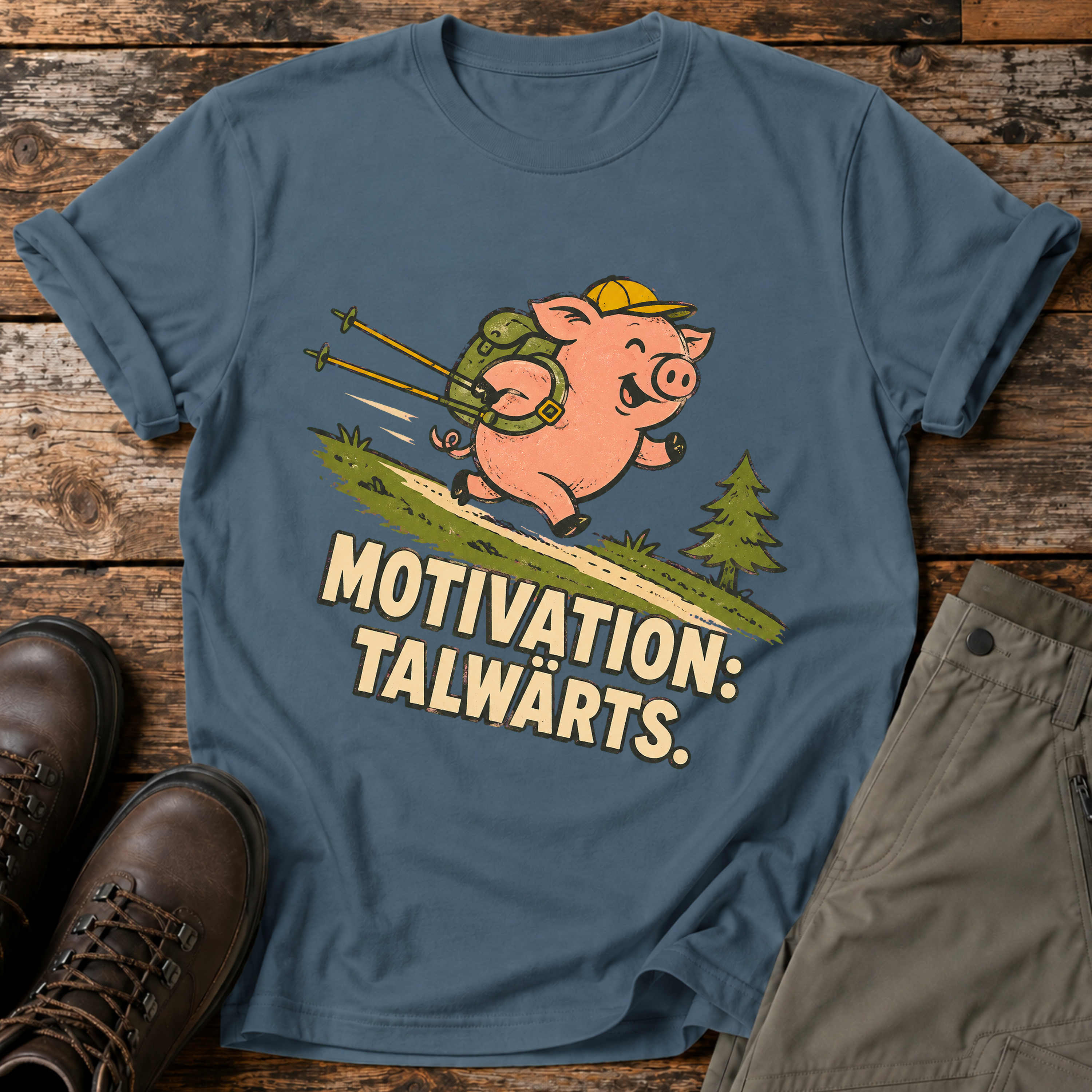 Motivation: Talwärts T-shirt