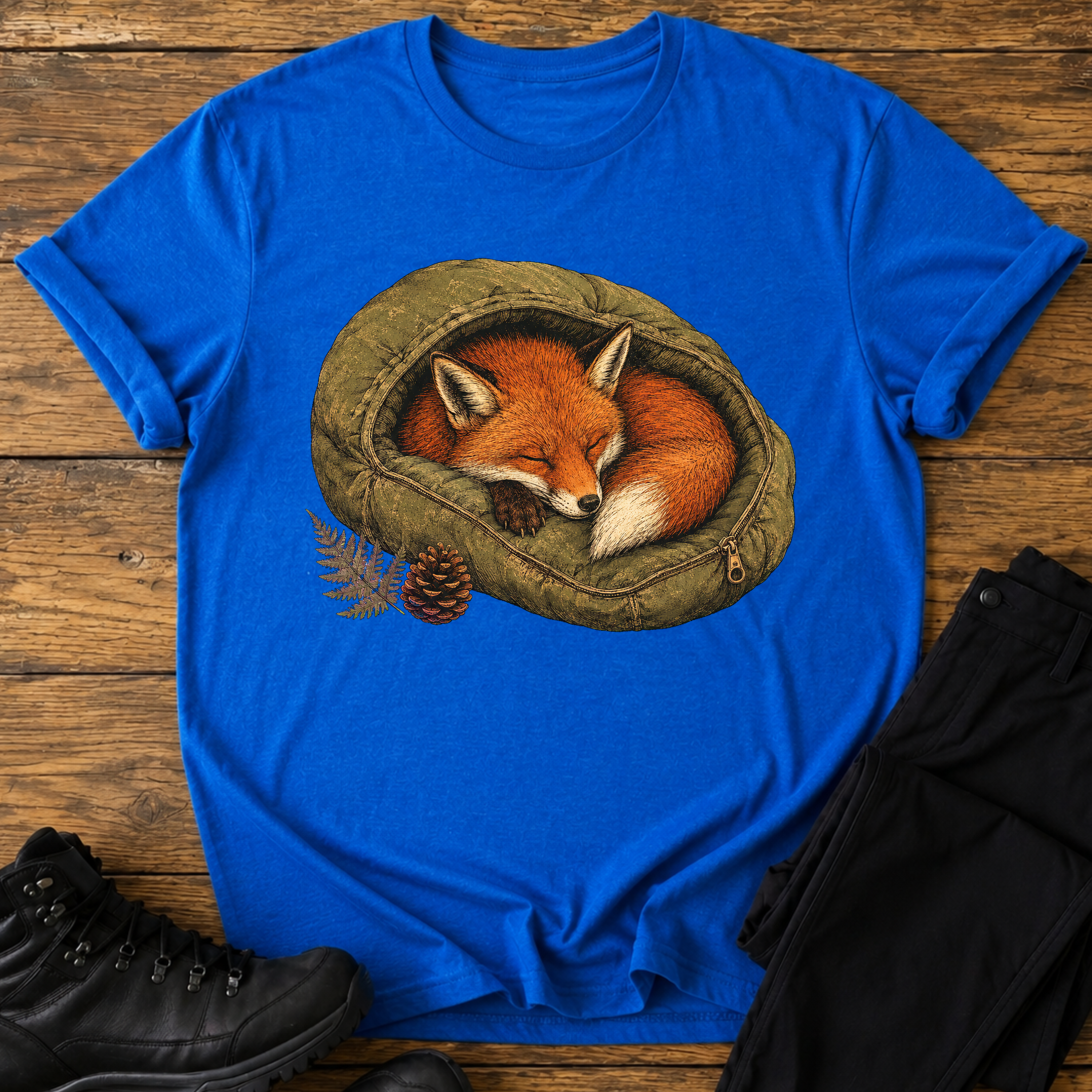 Fuchs im Schlafsack T-Shirt
