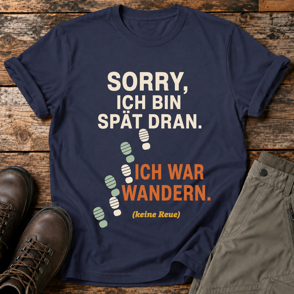 Sorry, ich bin spät dran T-shirt