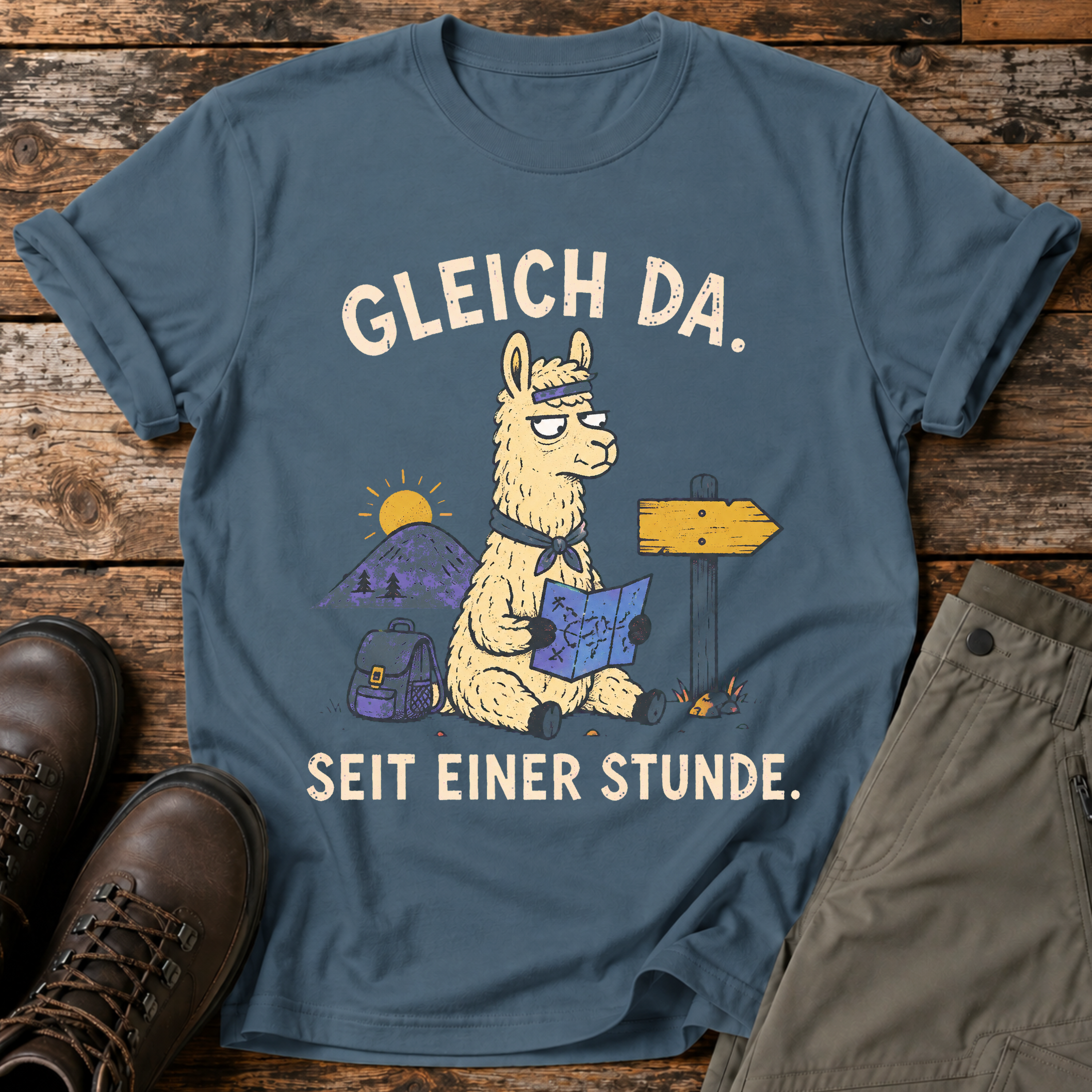 Gleich da, seit einer Stunde T-shirt