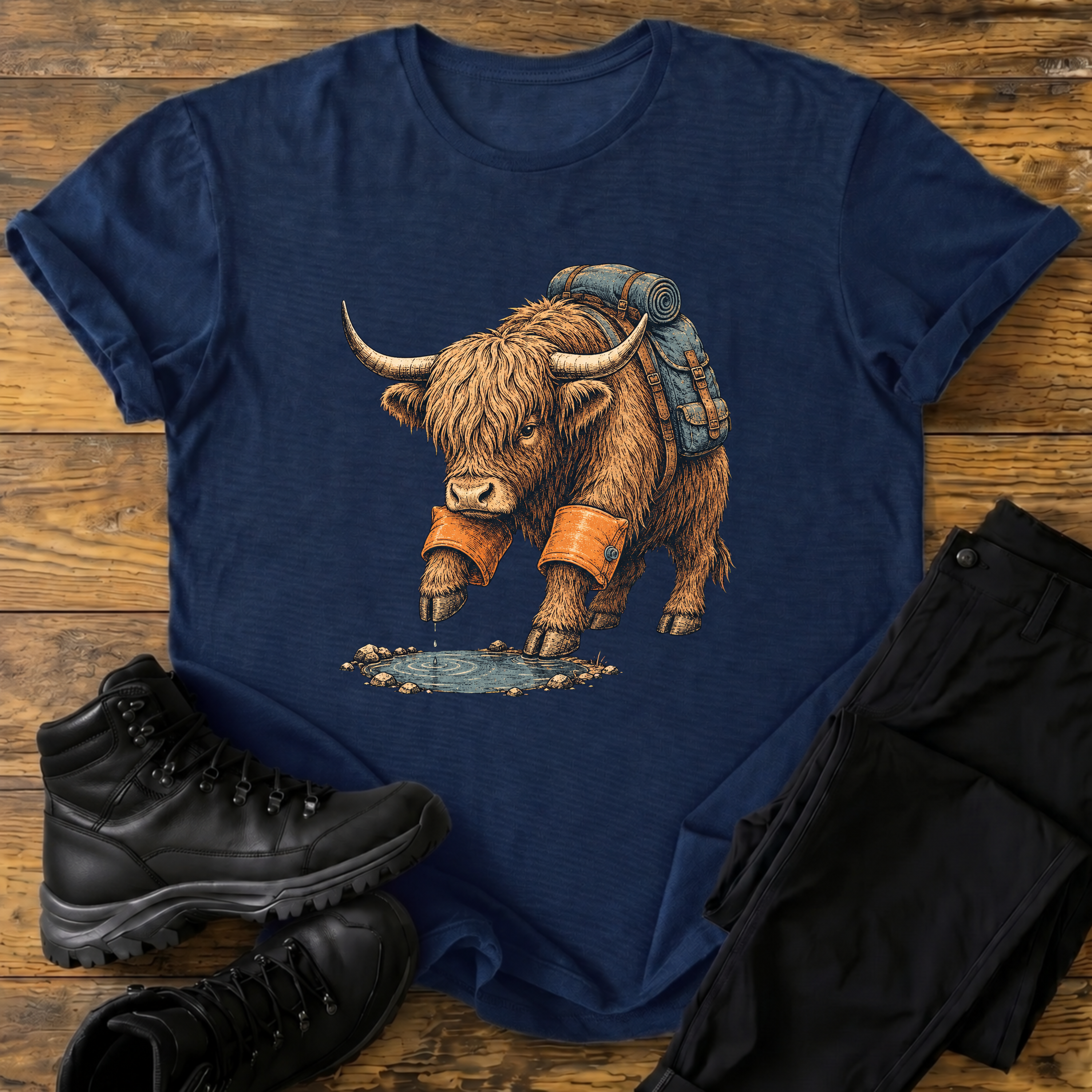 Der Hochland-Hiker T-Shirt