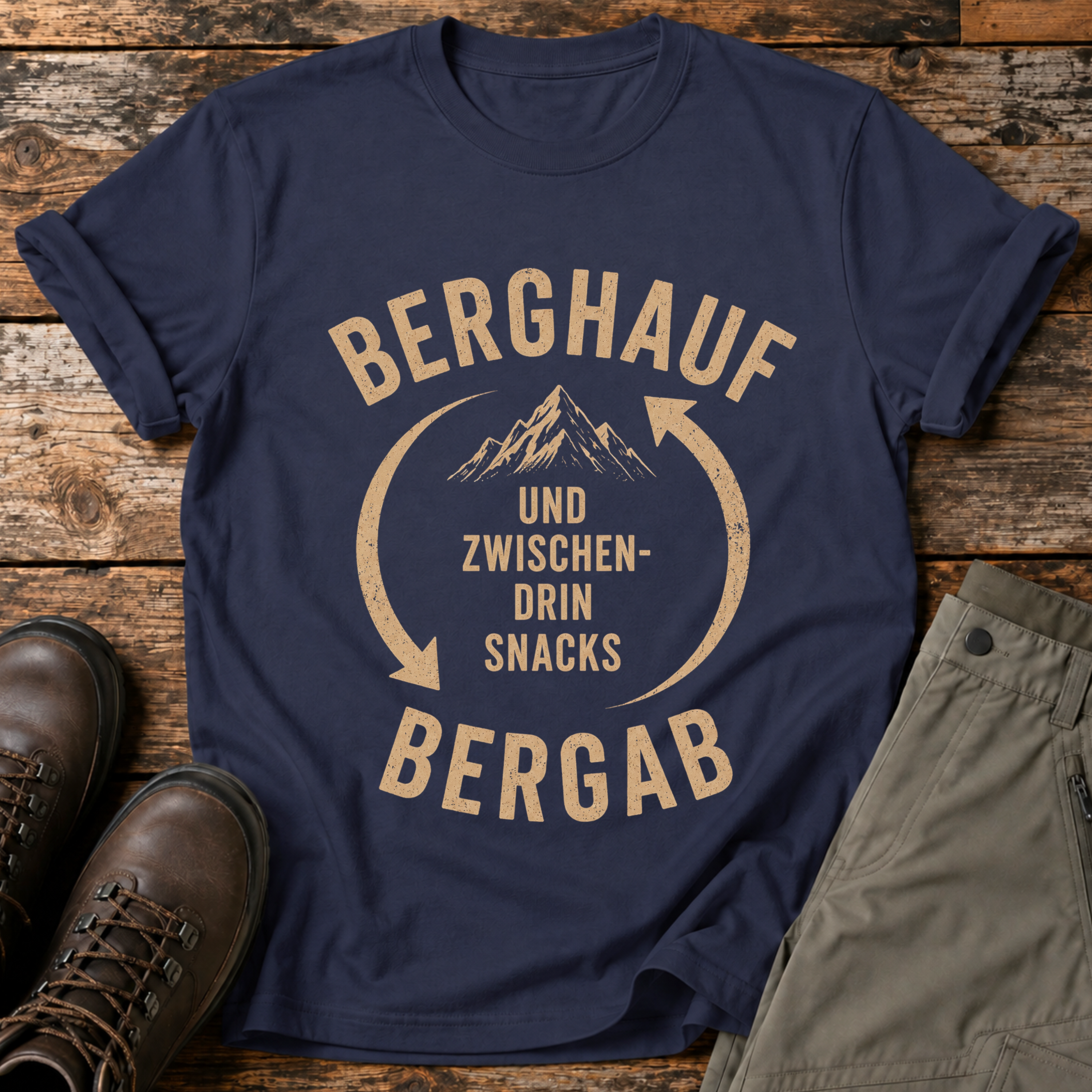 Bergauf, Bergab T-shirt