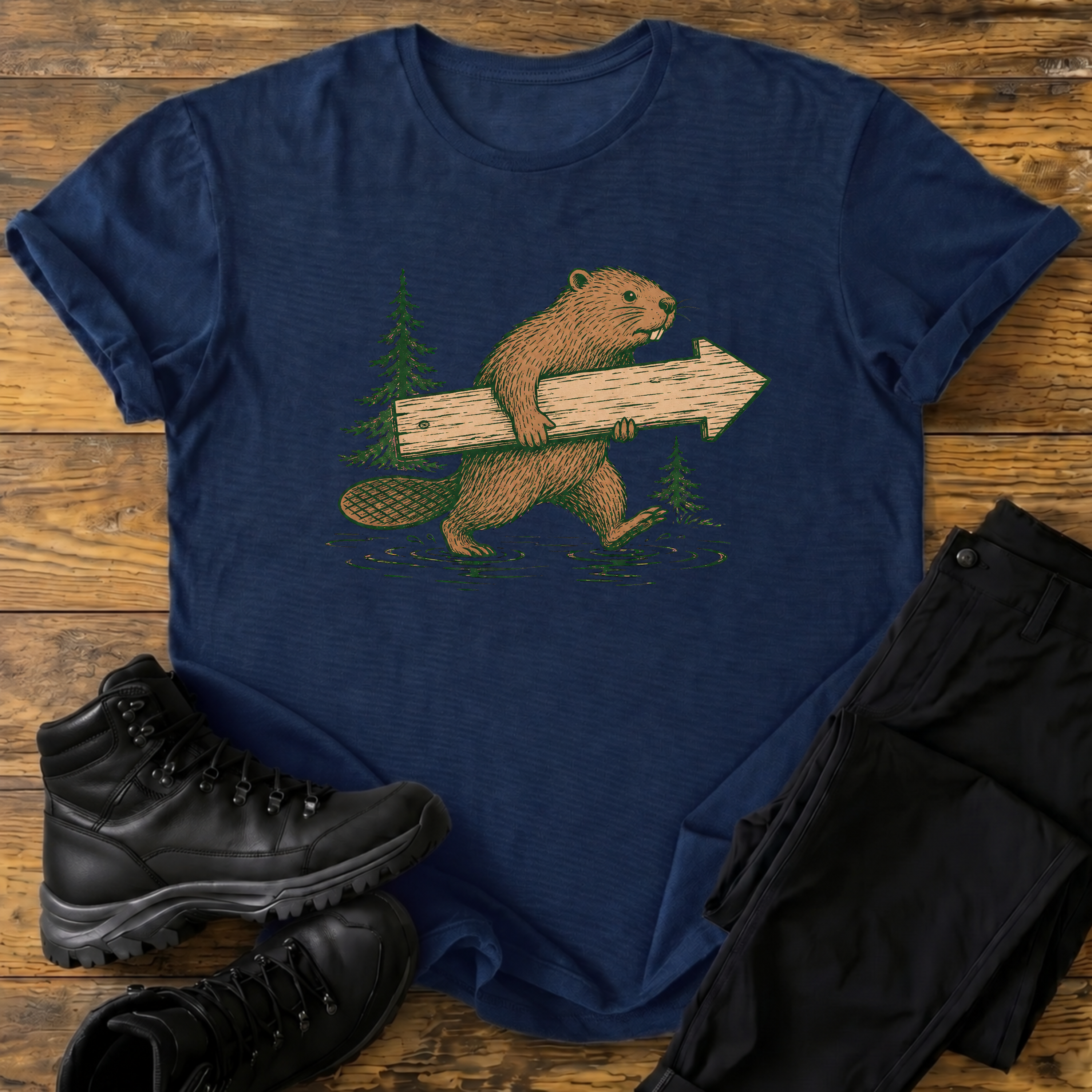 Biber wegweiser T-Shirt