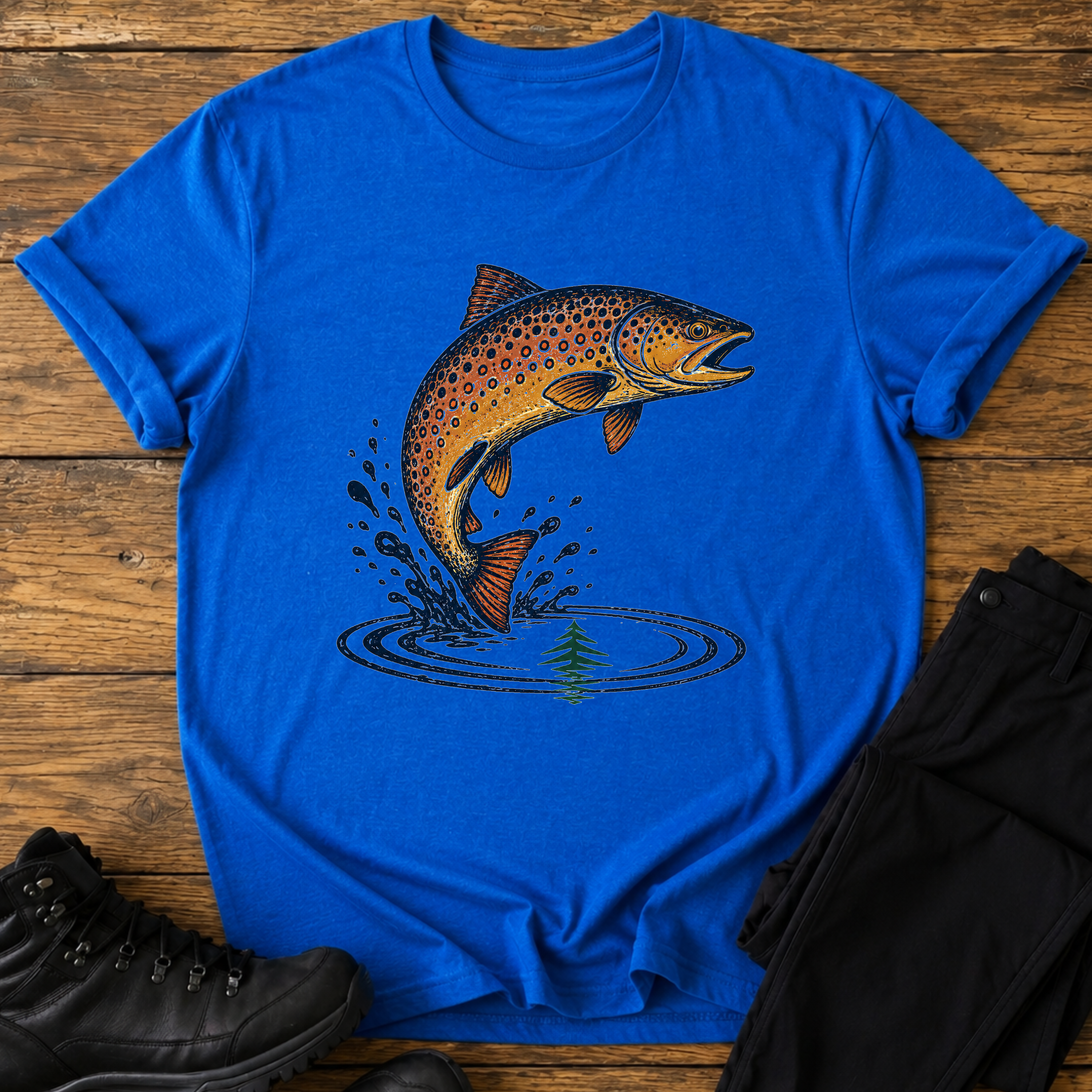 Maulwurf im Wanderschuh T-Shirt