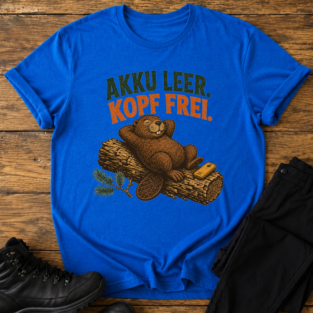 Akku Leer, Kopf frei T-Shirt