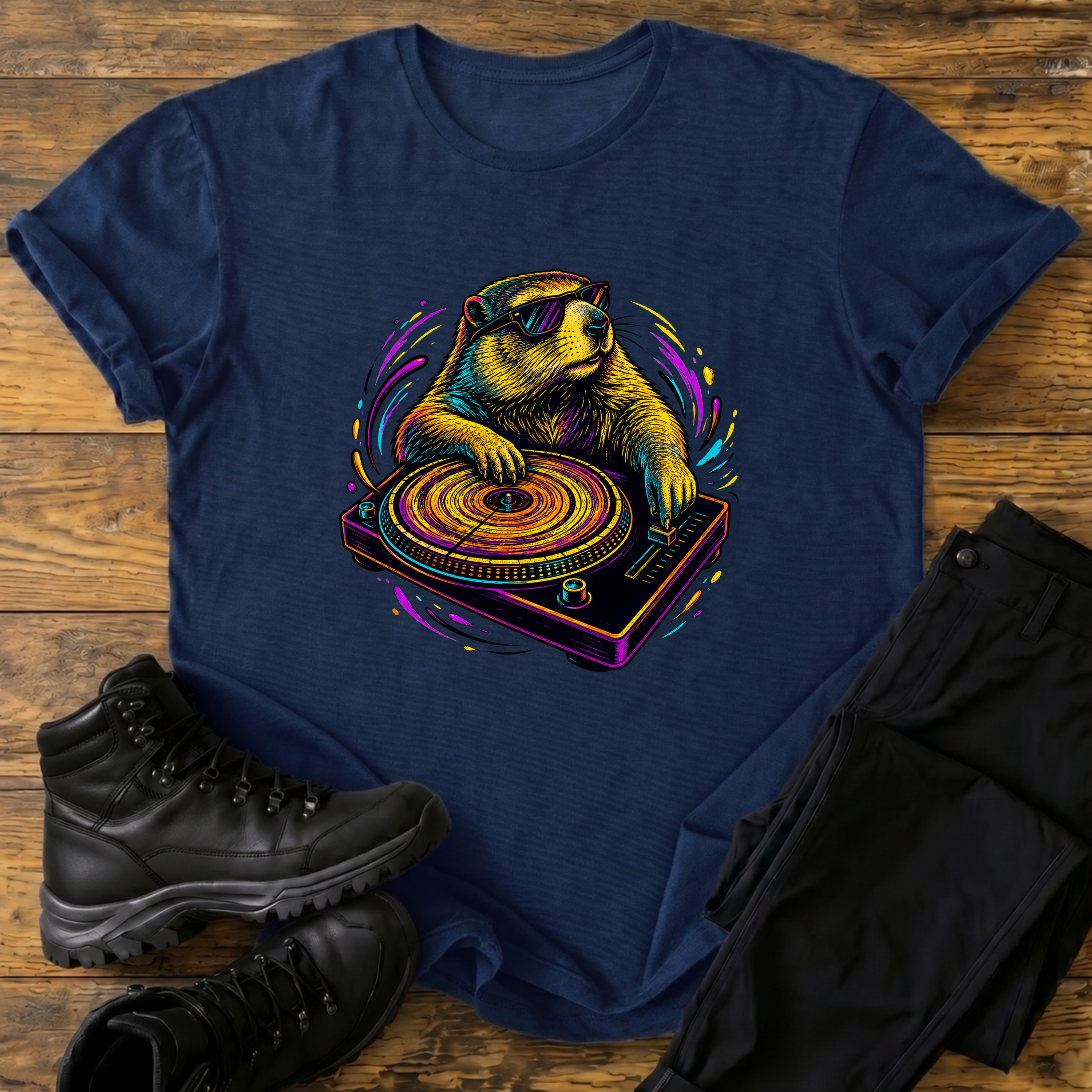 Murmeltier DJ T-Shirt