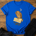 Eule mit Höhlenkarte T-Shirt
