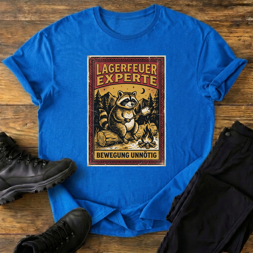 Lagerfeuer-Experte T-Shirt
