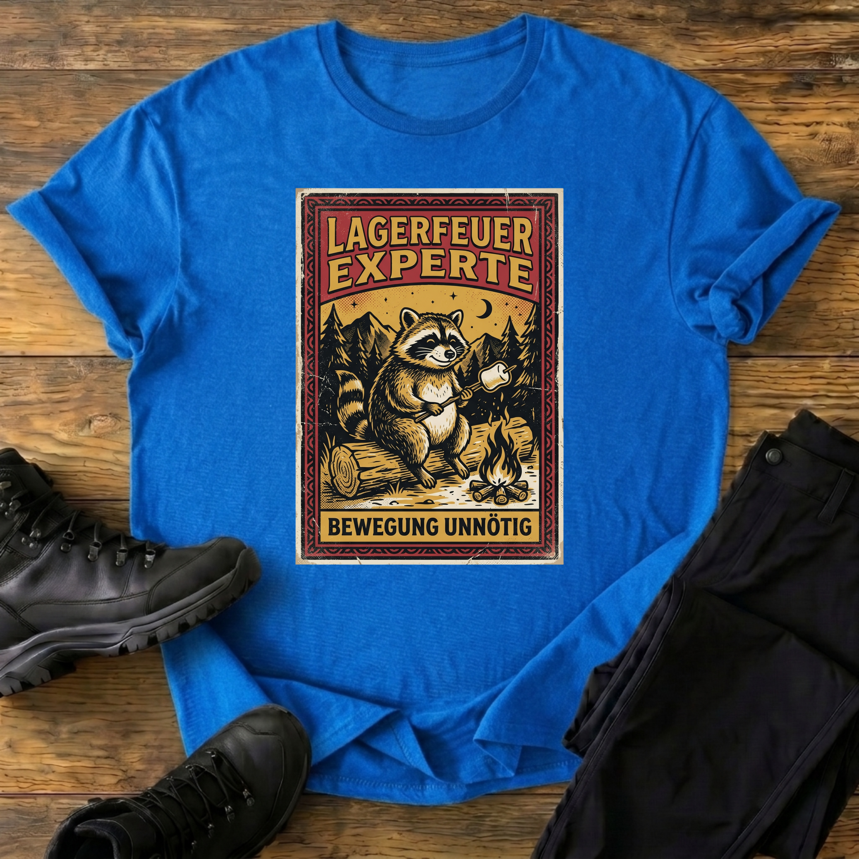 Lagerfeuer-Experte T-Shirt