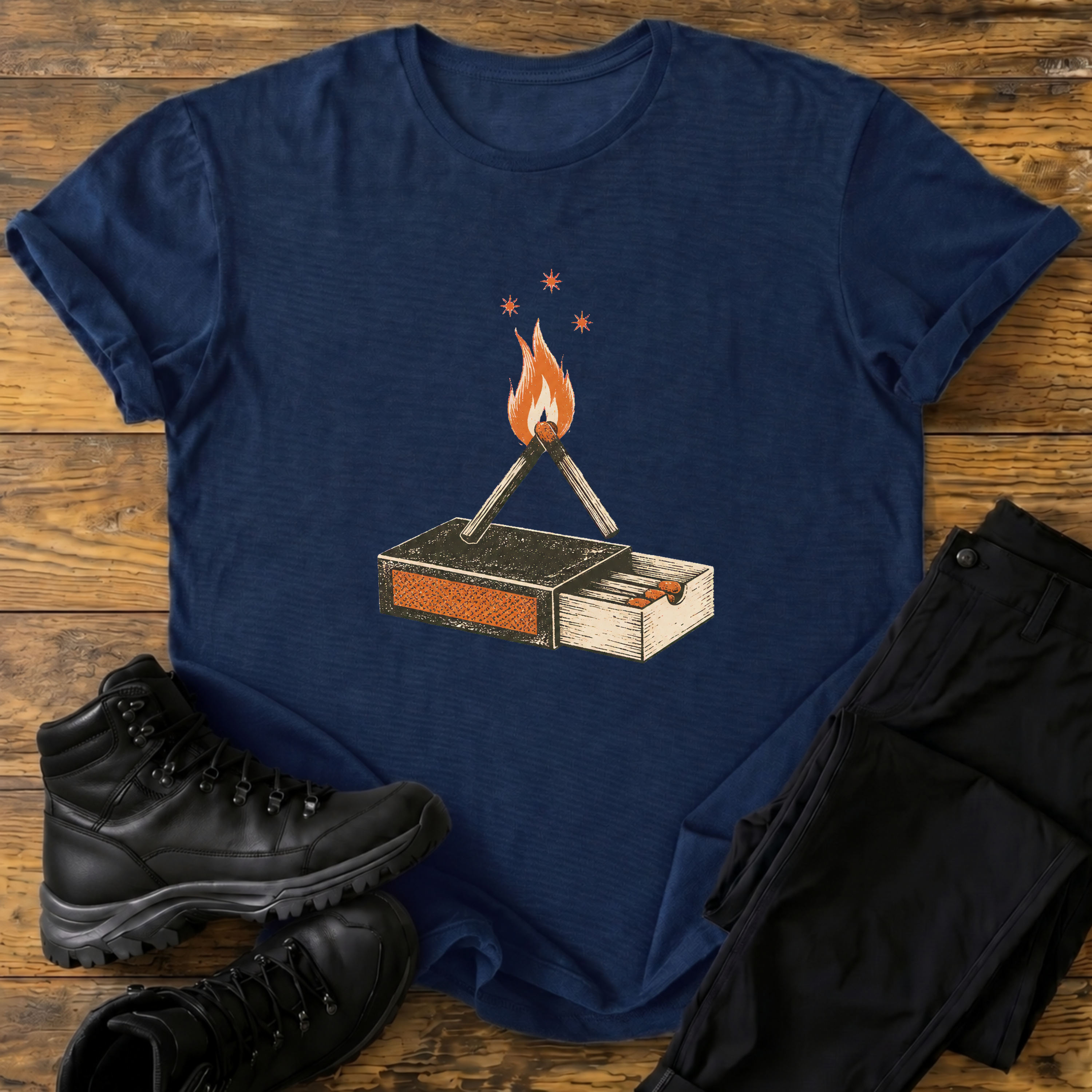 Streichholz-Feuer T-Shirt