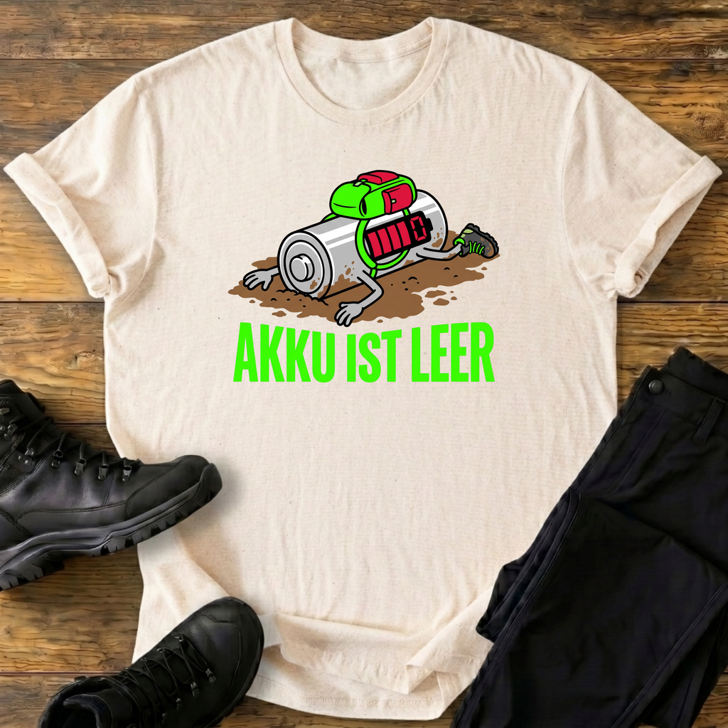 Akku ist leer T-Shirt