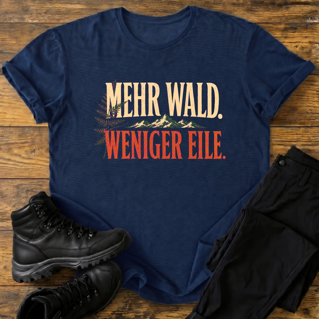 Mehr Wald. Weniger Eile. T-Shirt
