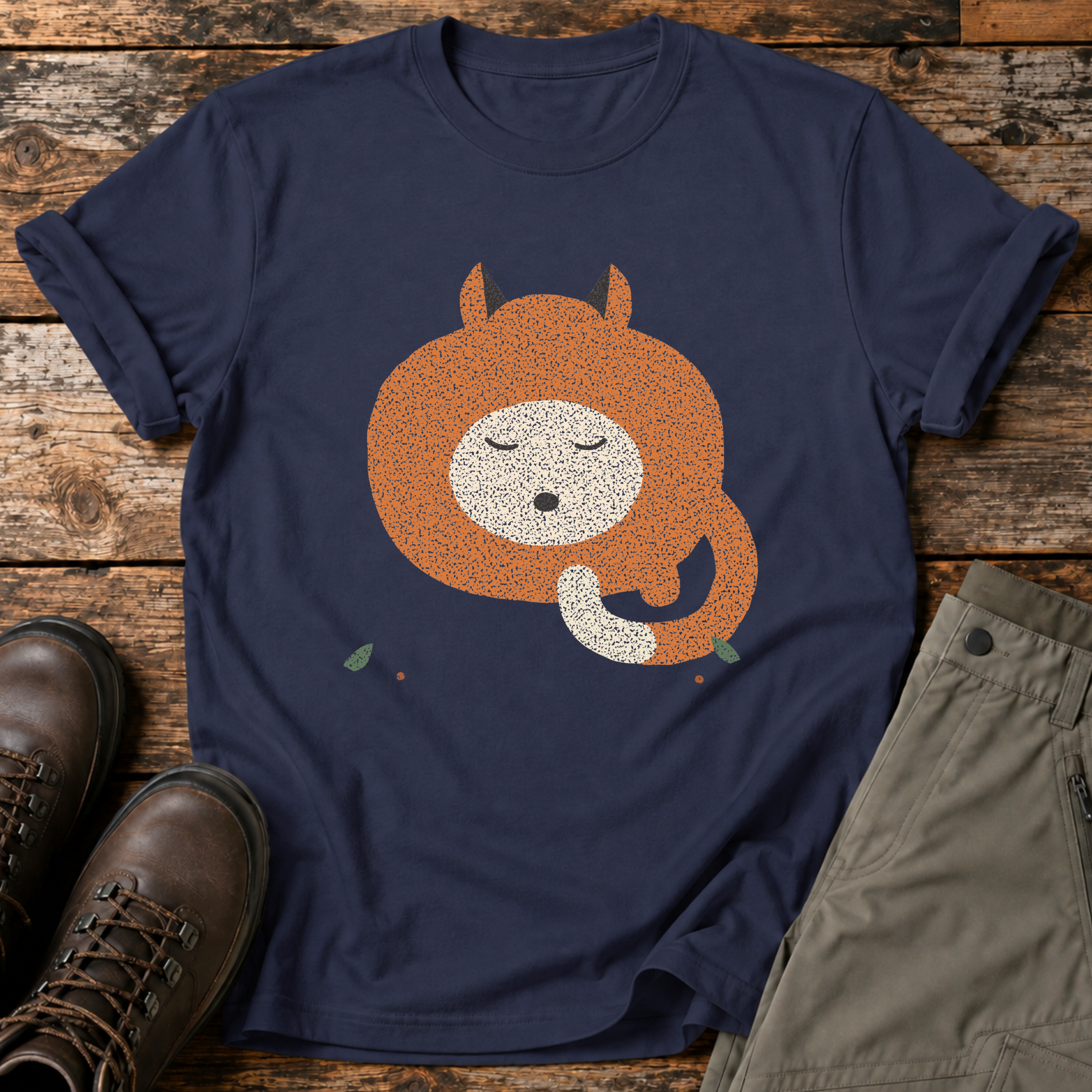 Schalfender Fuchs T-shirt