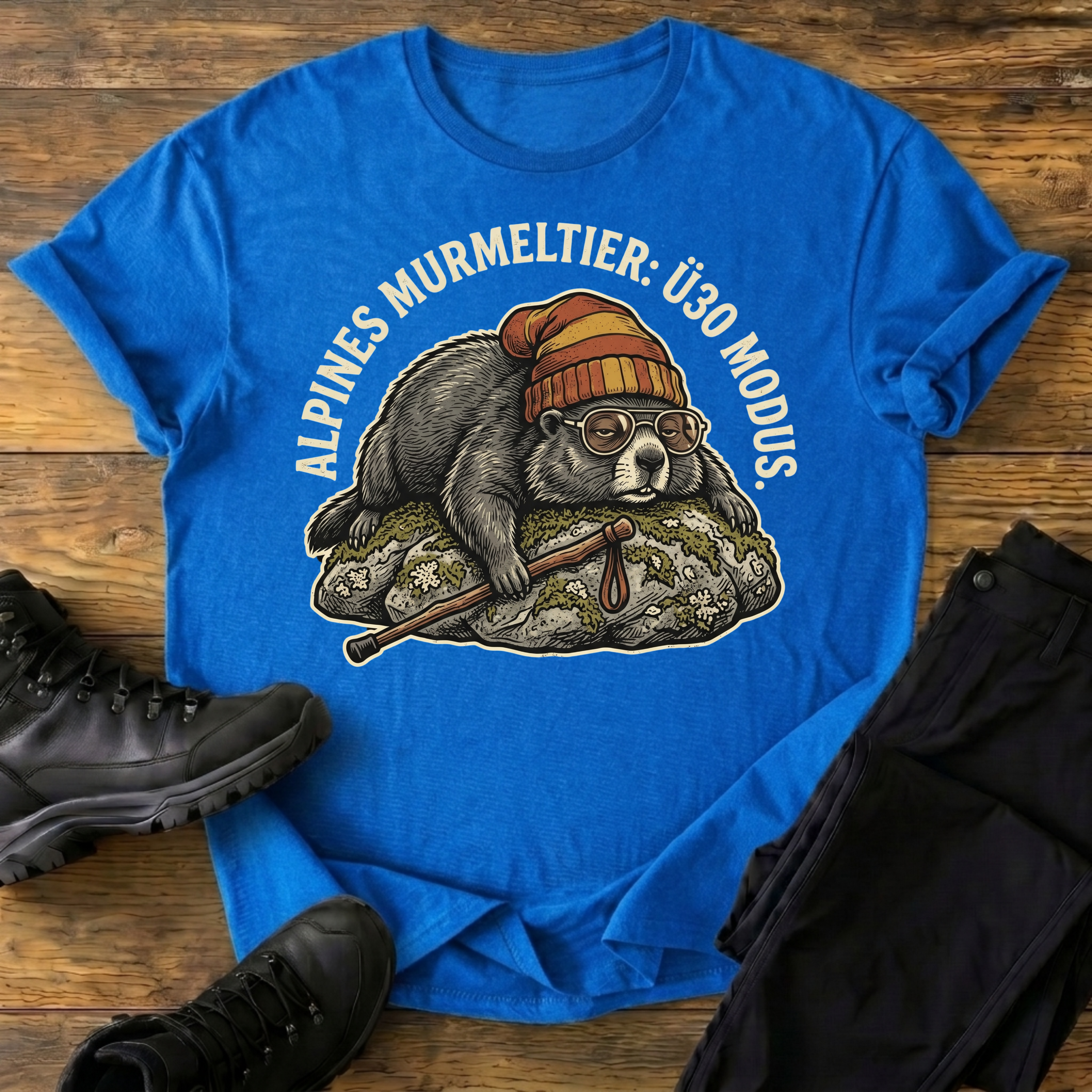 Alpines Murmeltier T-Shirt
