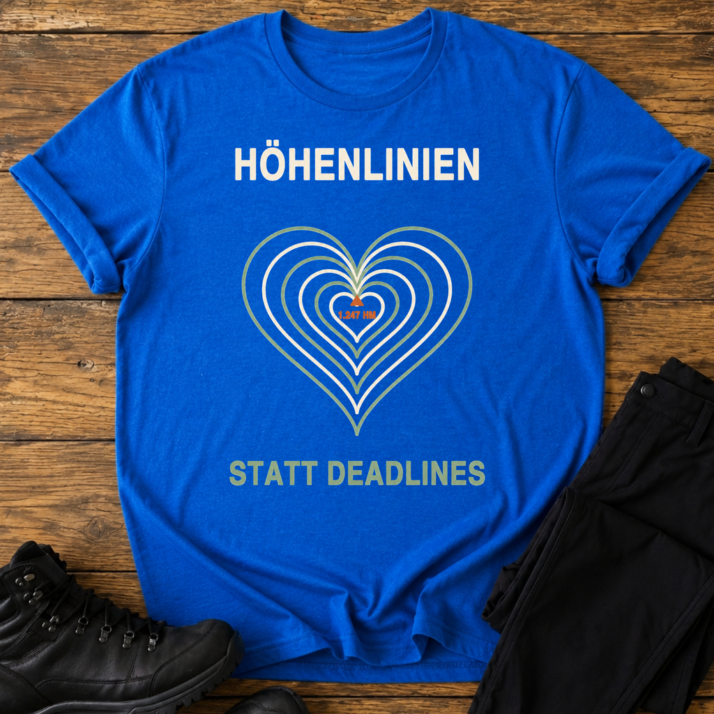 Höhenlinien T-Shirt
