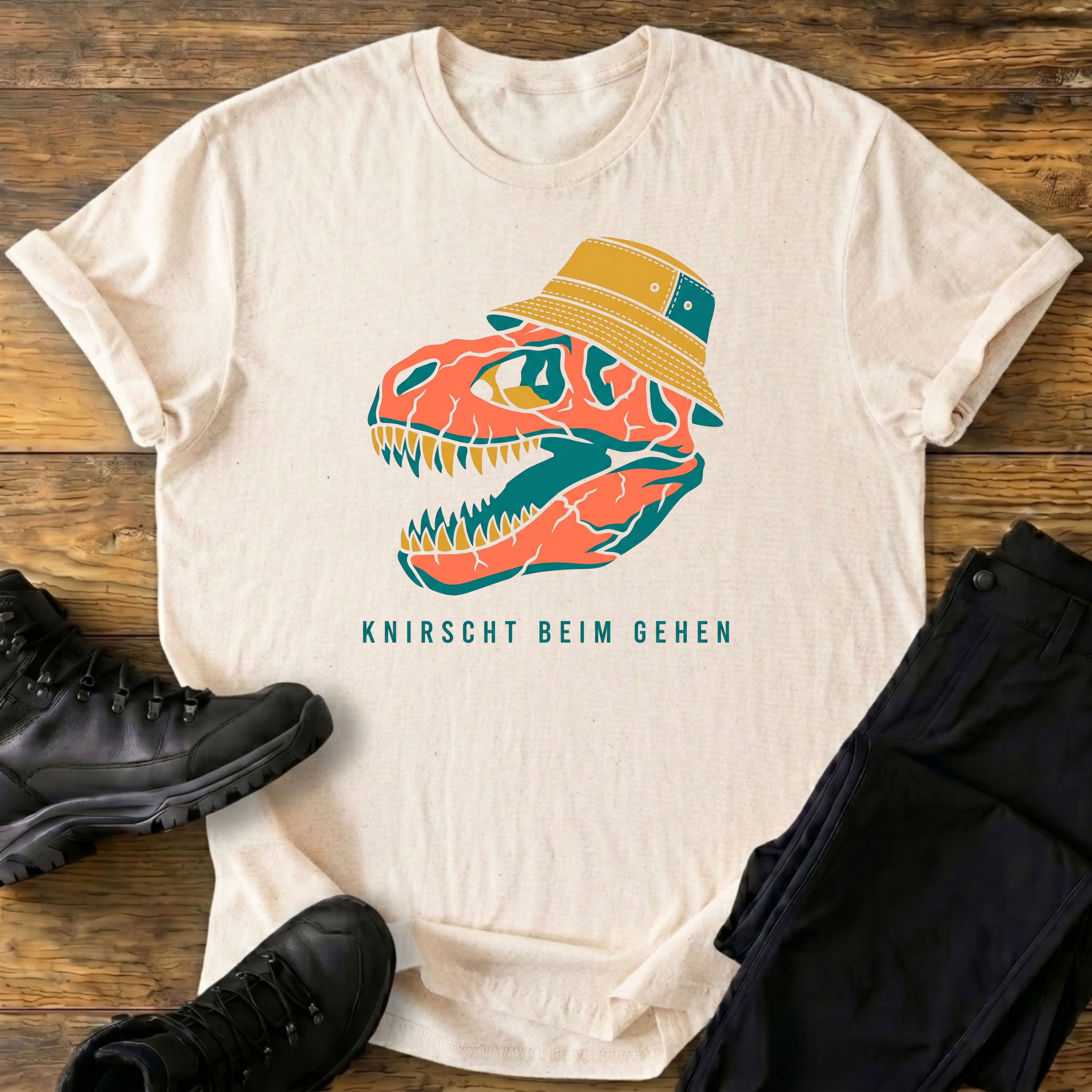 Knirscht beim Gehen T-Shirt
