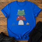Frosch auf dem Pilzthron T-Shirt